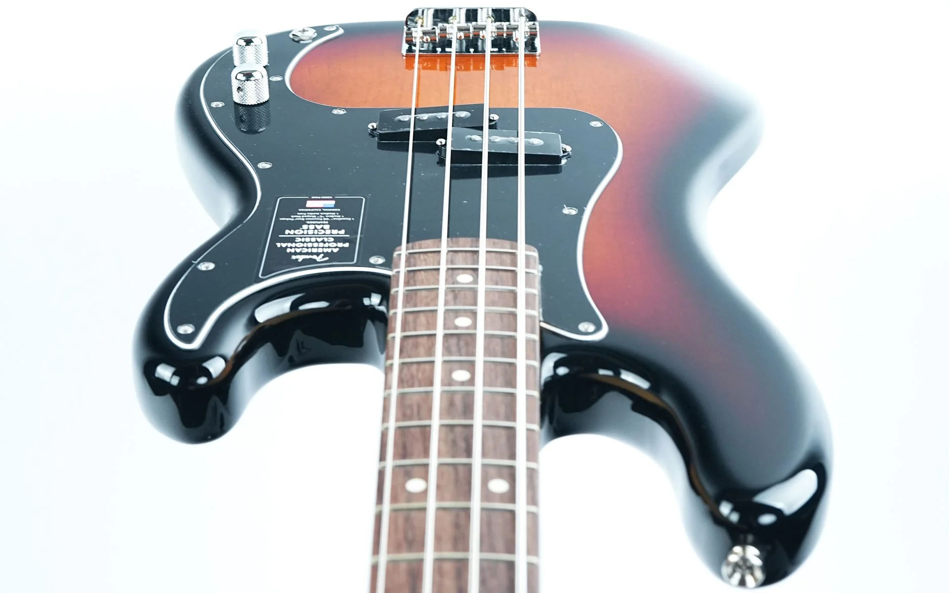 Fender American Professional Classic Precision Bass 3 Color Sunburst - Image 12