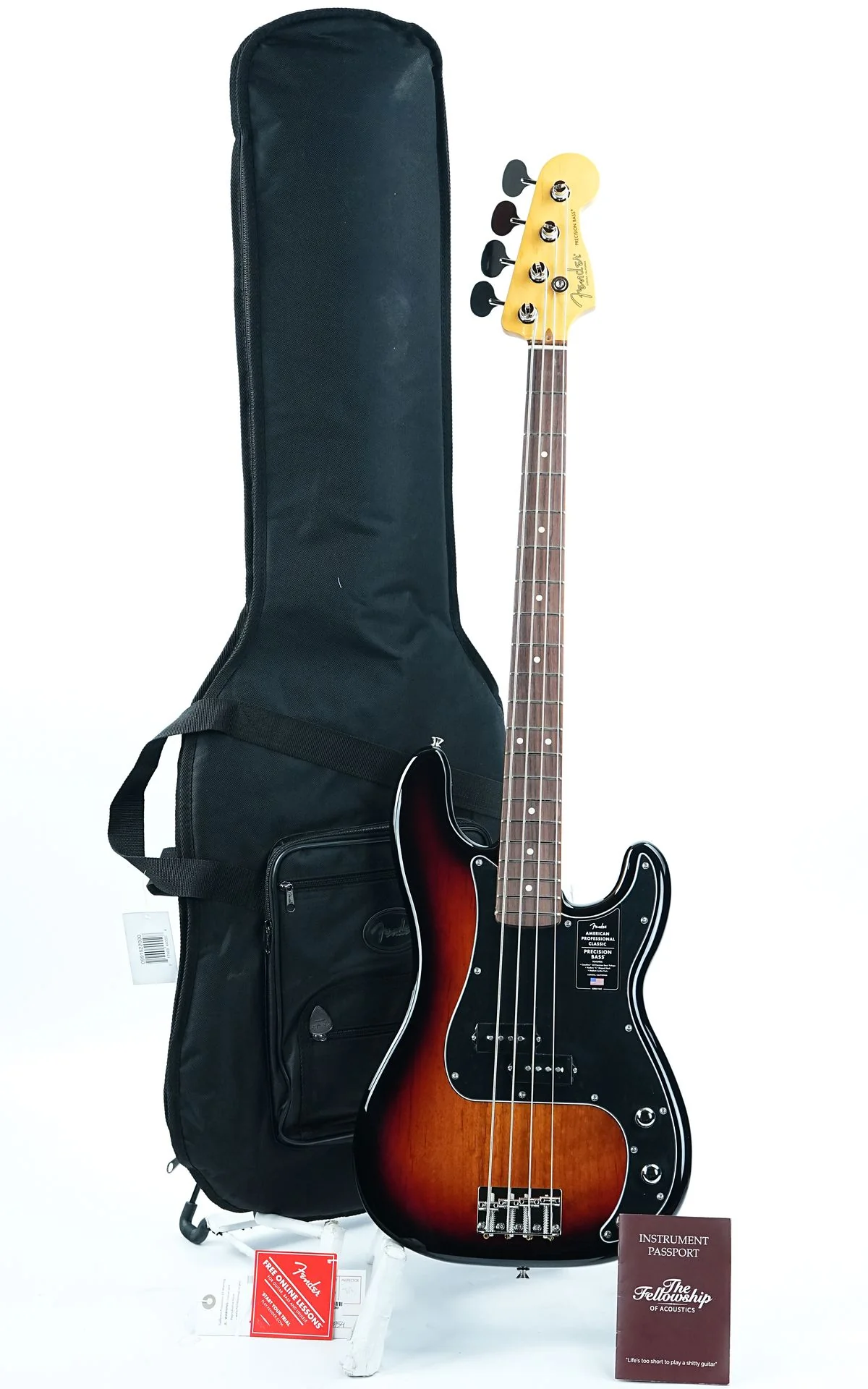 Fender American Professional Classic Precision Bass 3 Color Sunburst - Image 3