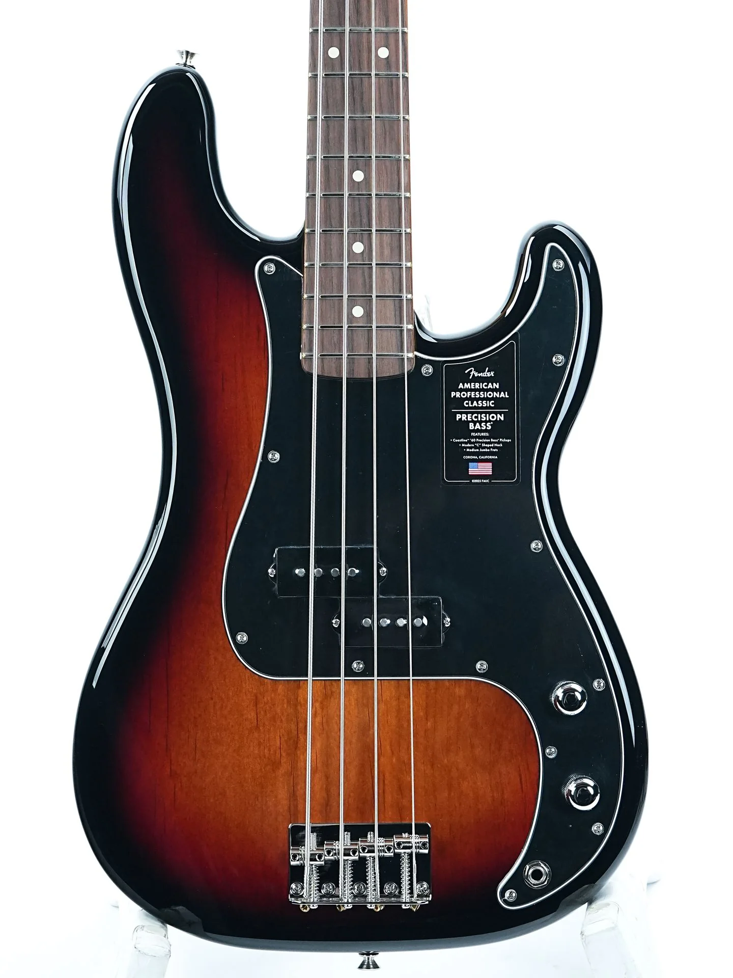 Fender American Professional Classic Precision Bass 3 Color Sunburst - Image 5