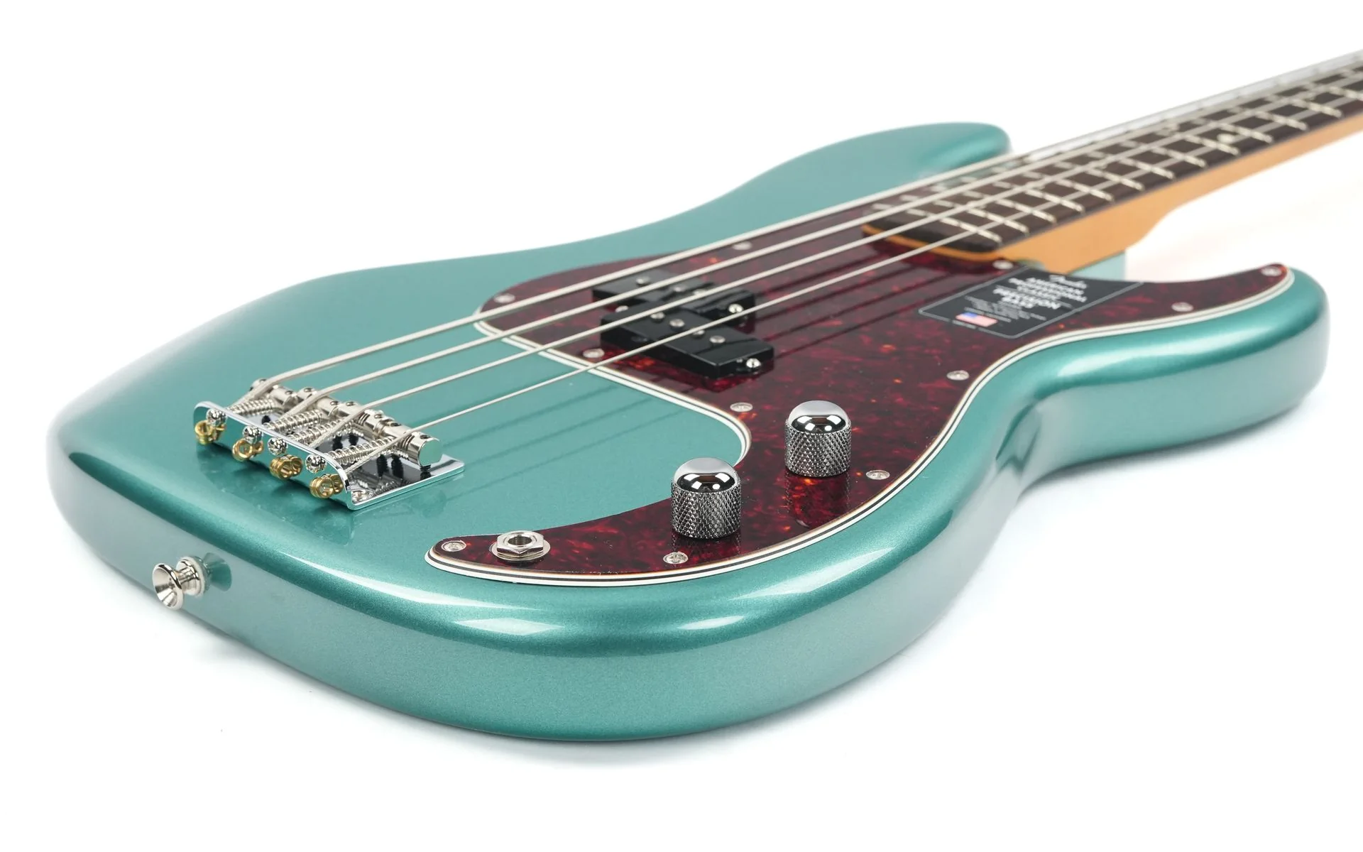 Fender American Professional Classic Precision Bass Faded Sherwood Green - Image 11