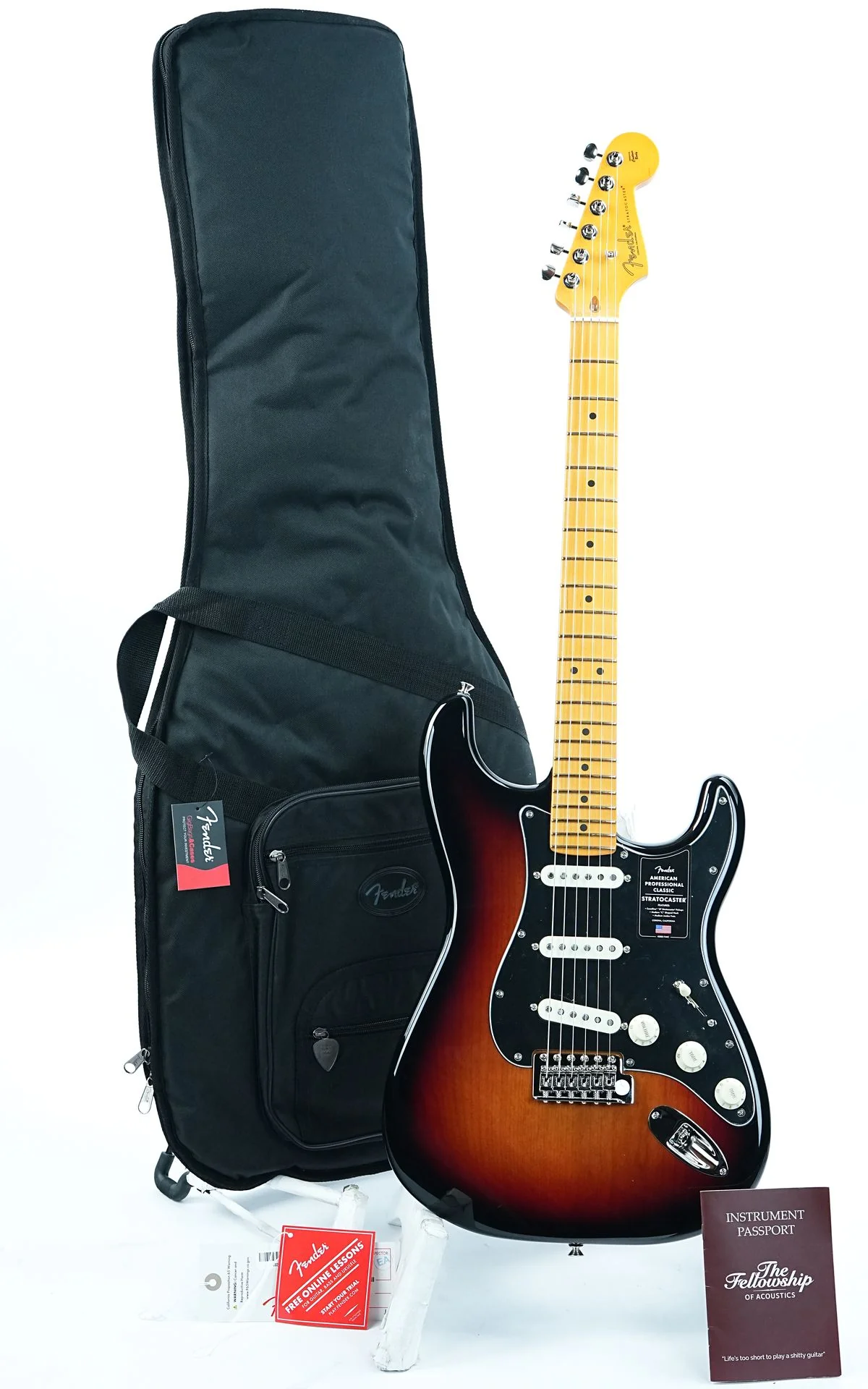Fender American Professional Classic Stratocaster 3 Color Sunburst - Image 3