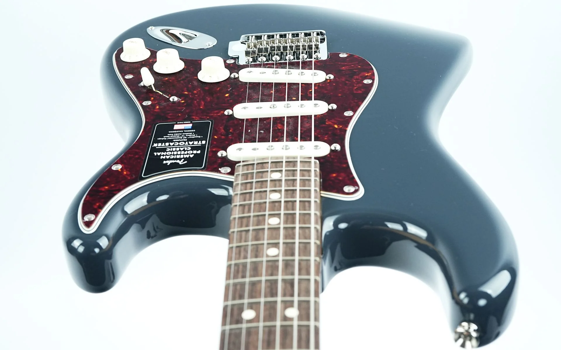 Fender American Professional Classic Stratocaster Faded Black - Image 12