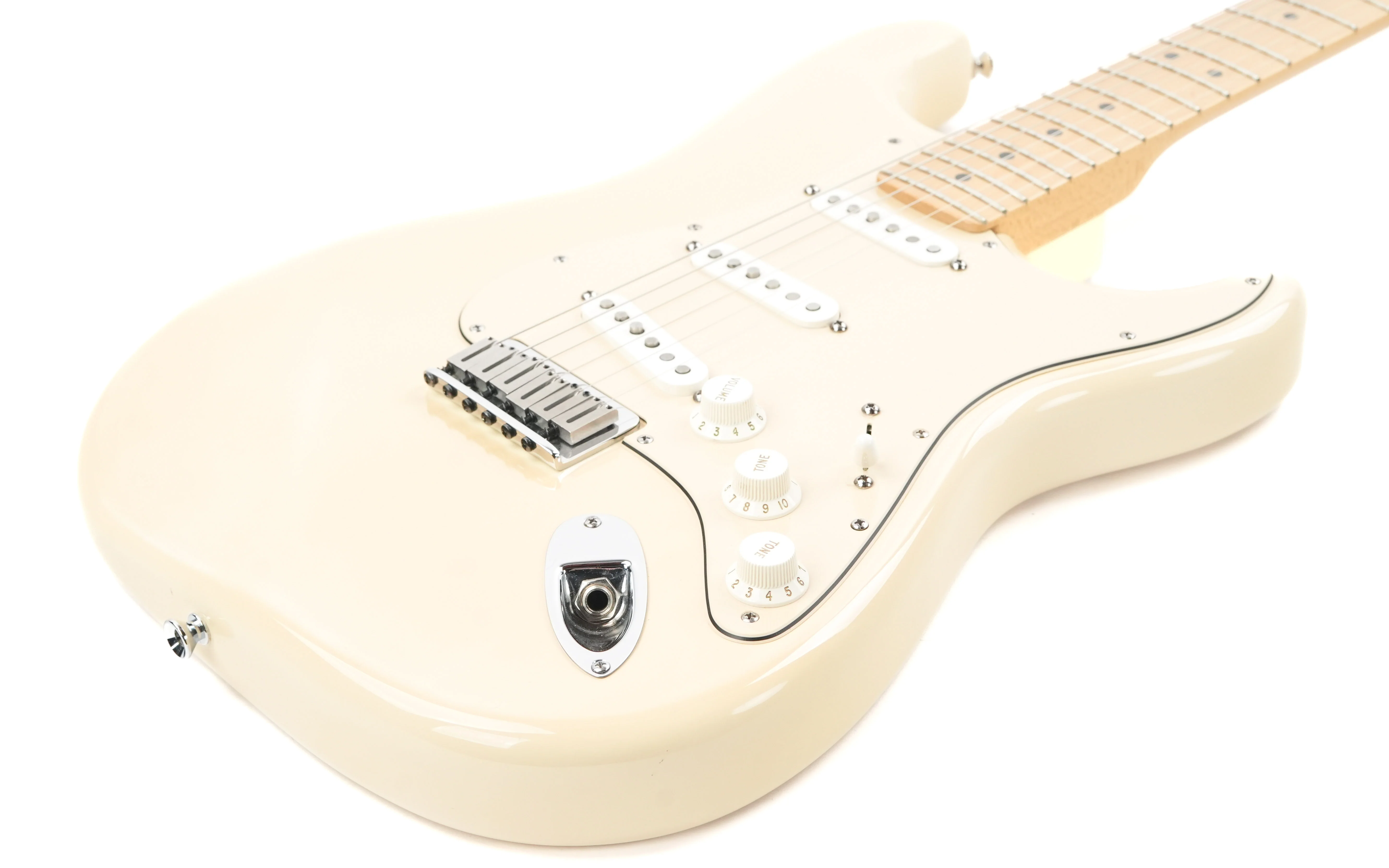 Fender American Stratocaster Hardtail Olympic White 2006 - Image 11
