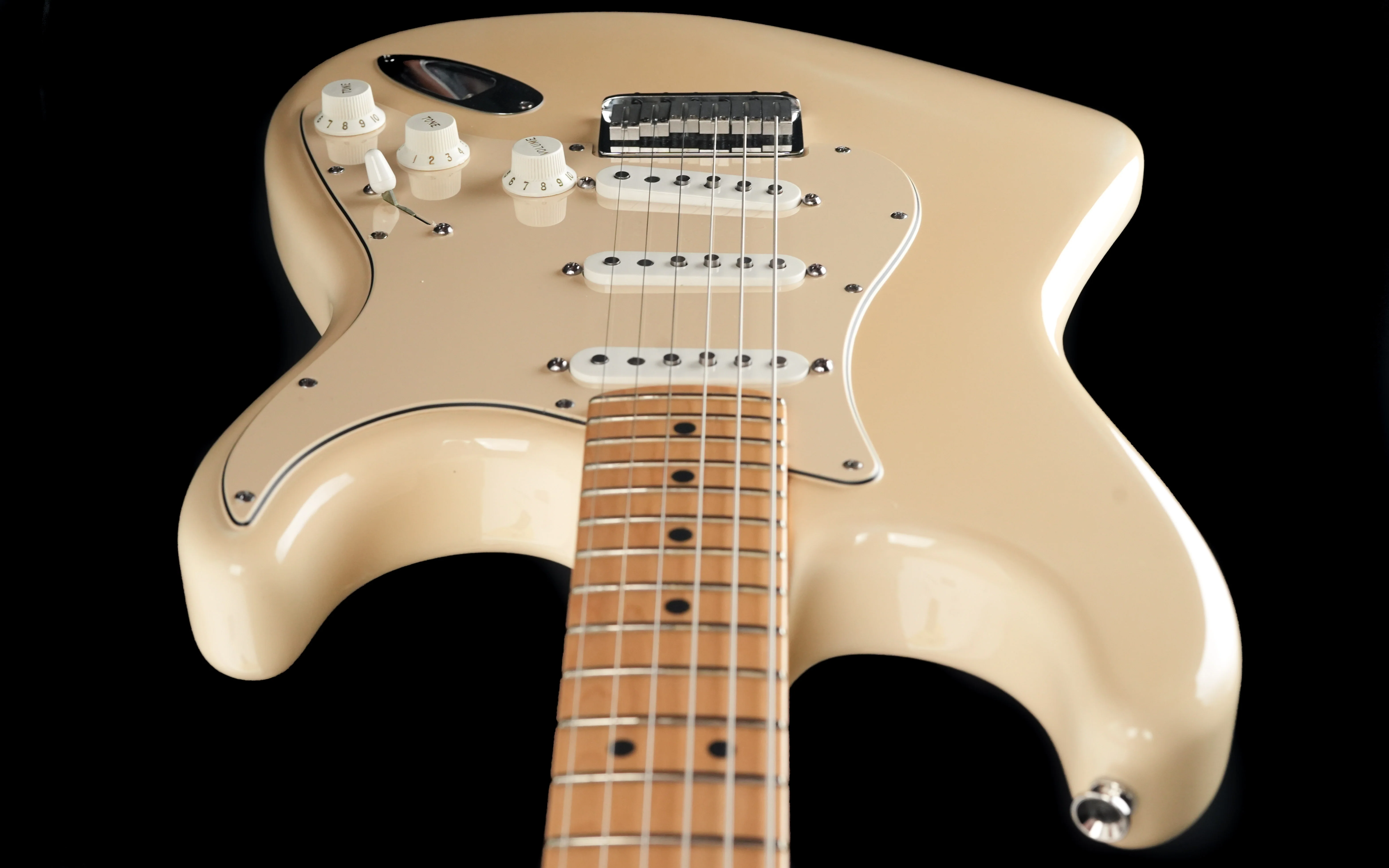 Fender American Stratocaster Hardtail Olympic White 2006 - Image 12
