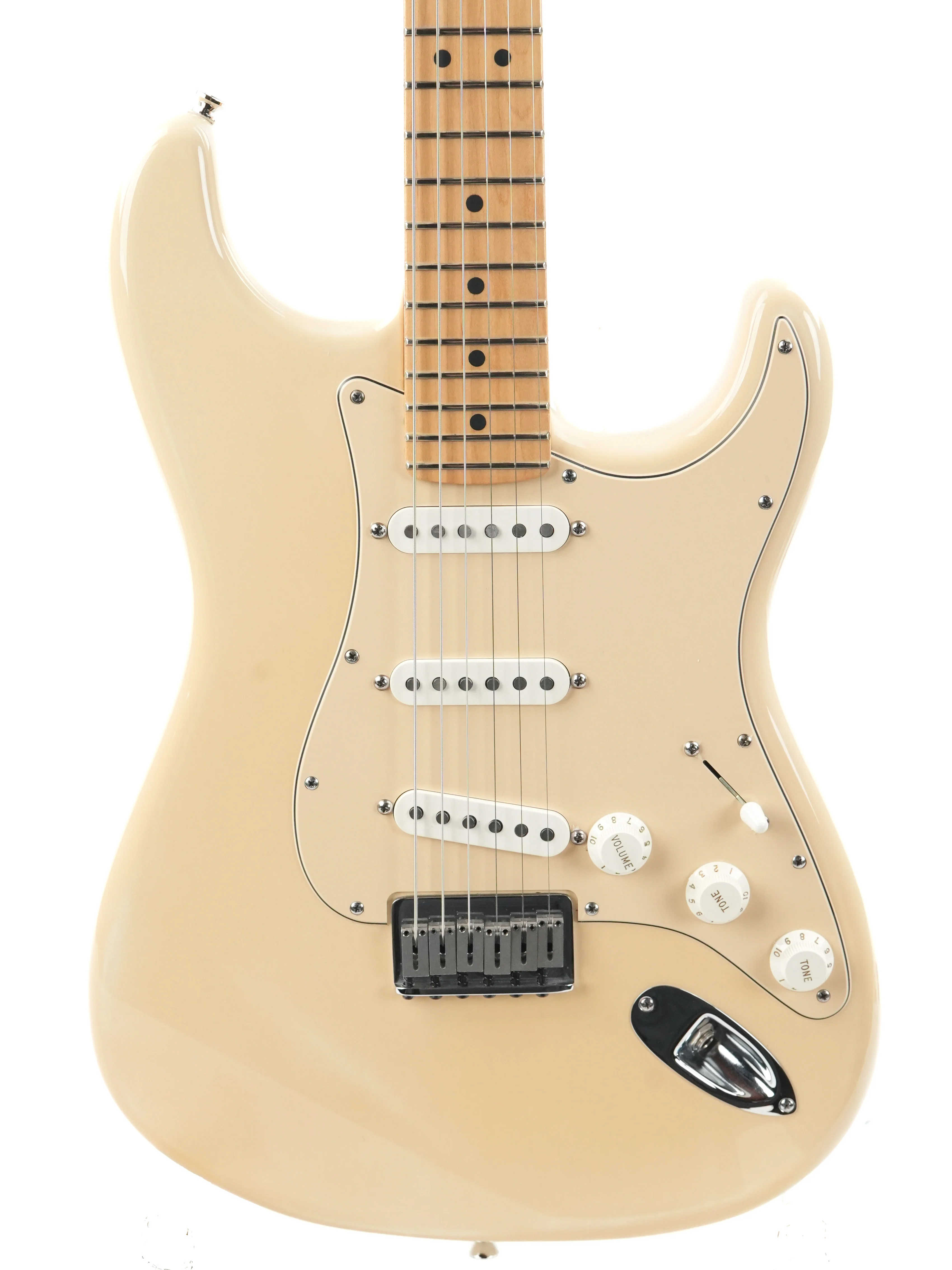 Fender American Stratocaster Hardtail Olympic White 2006 - Image 5