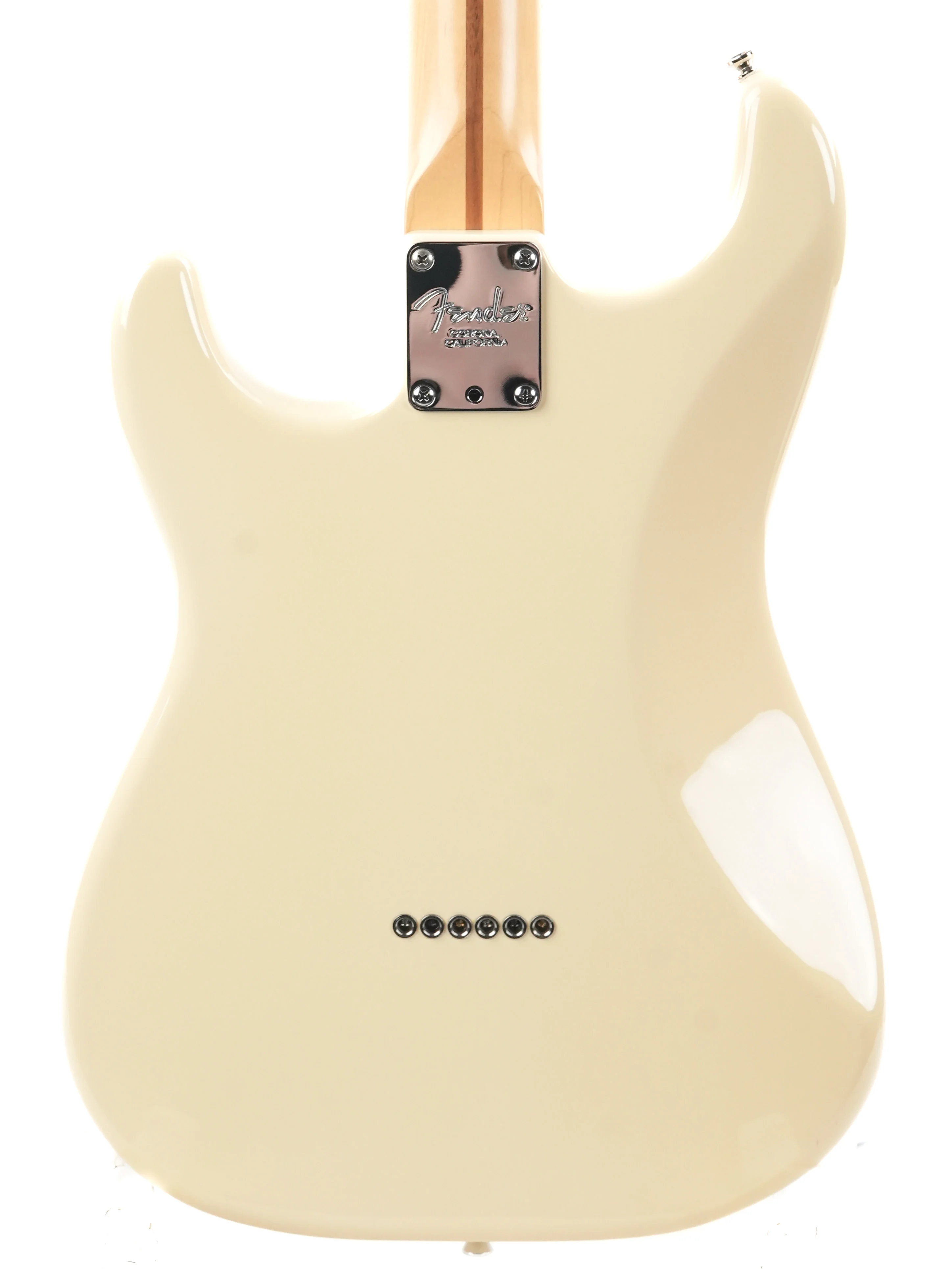 Fender American Stratocaster Hardtail Olympic White 2006 - Image 8