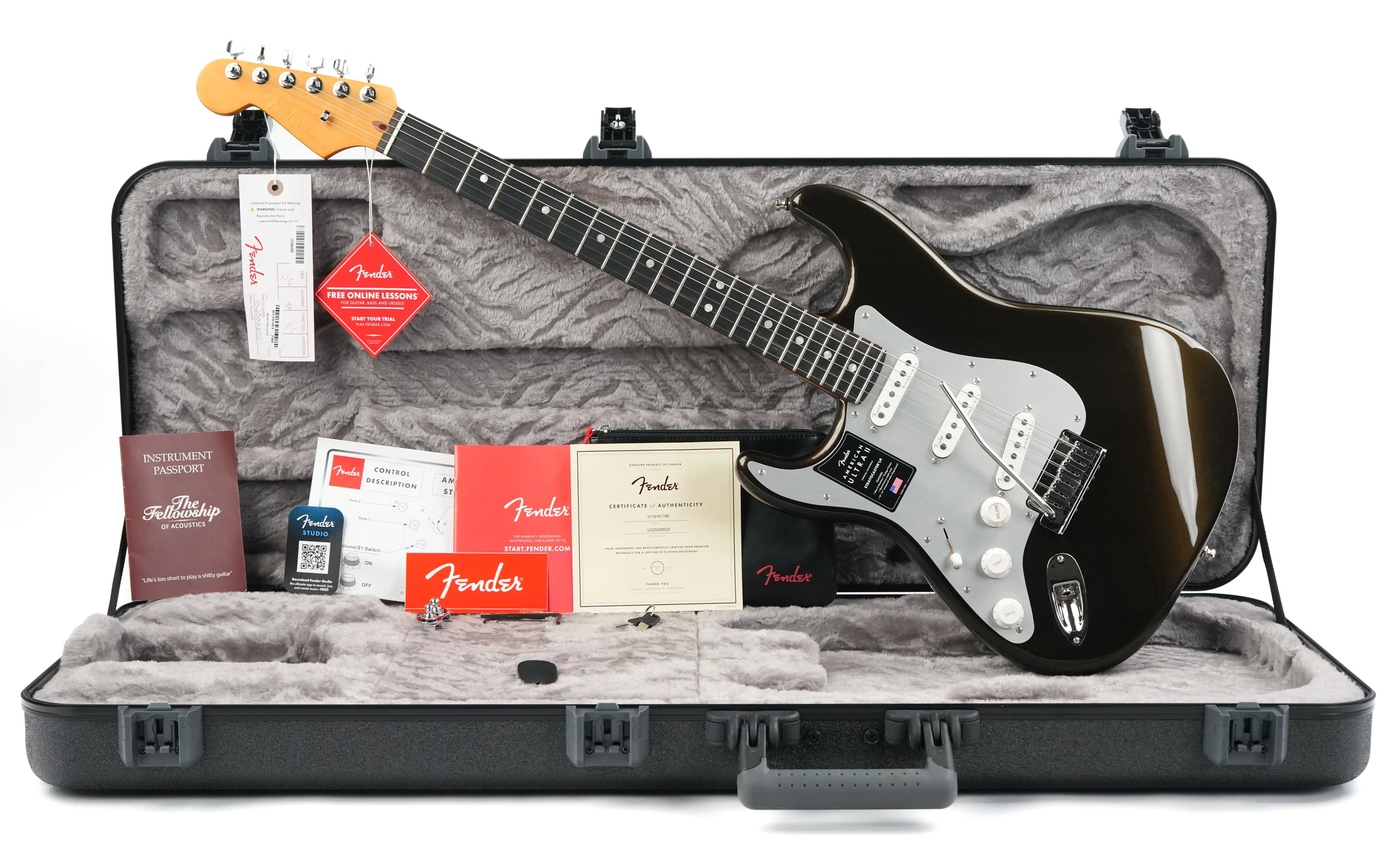 Fender American Ultra II Stratocaster Texas Tea Lefty - Image 2