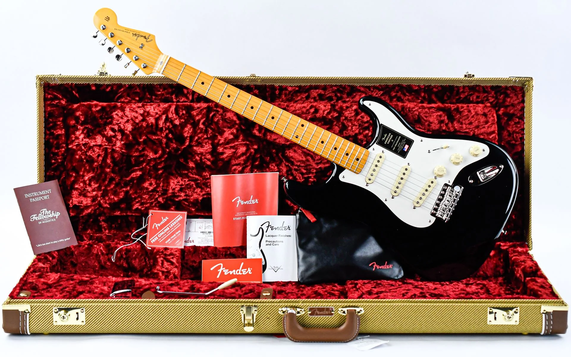 Fender American Vintage II 1957 Stratocaster Black - Image 3