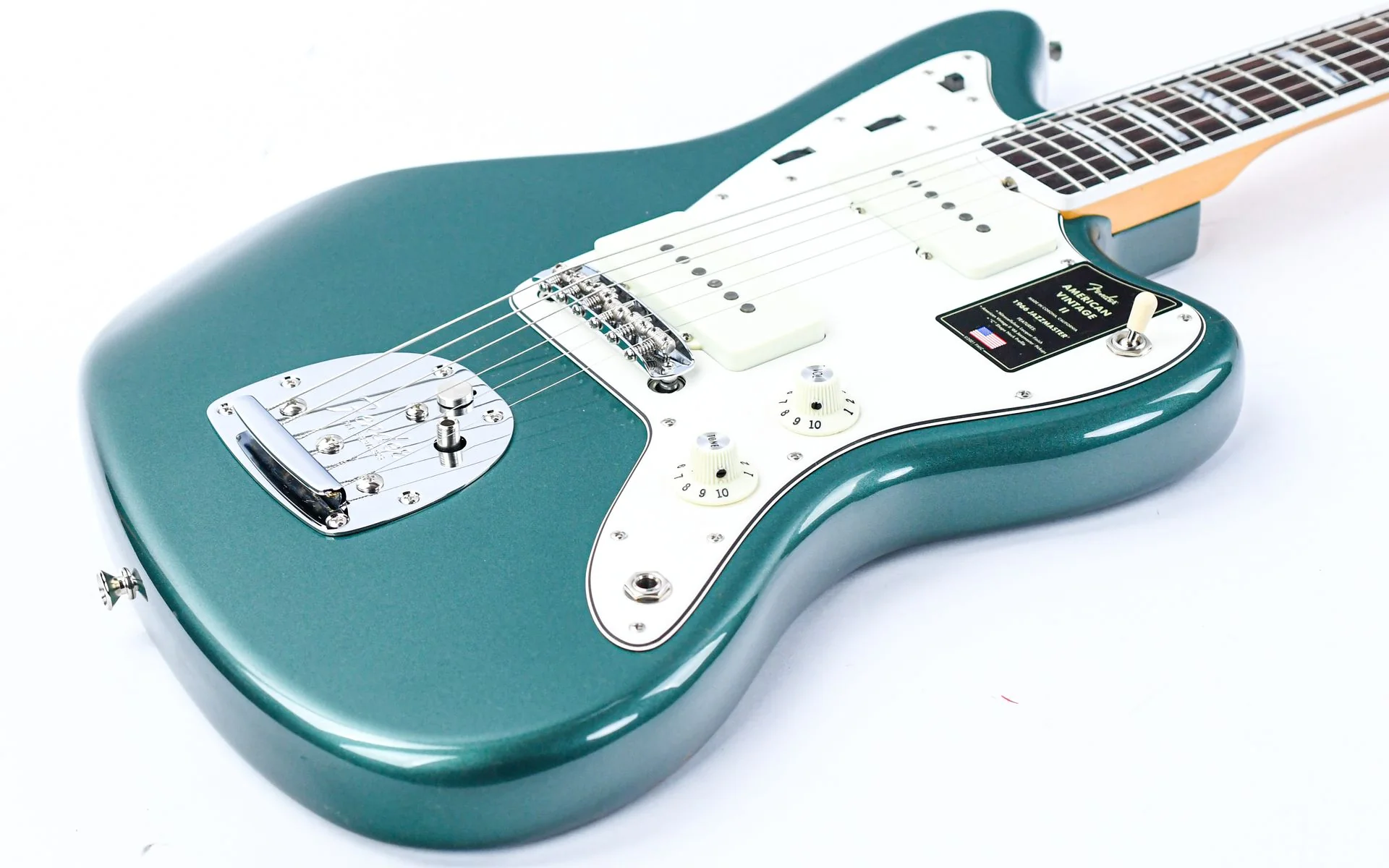 Fender American Vintage II 1966 Jazzmaster Sherwood Green Metallic - Image 11