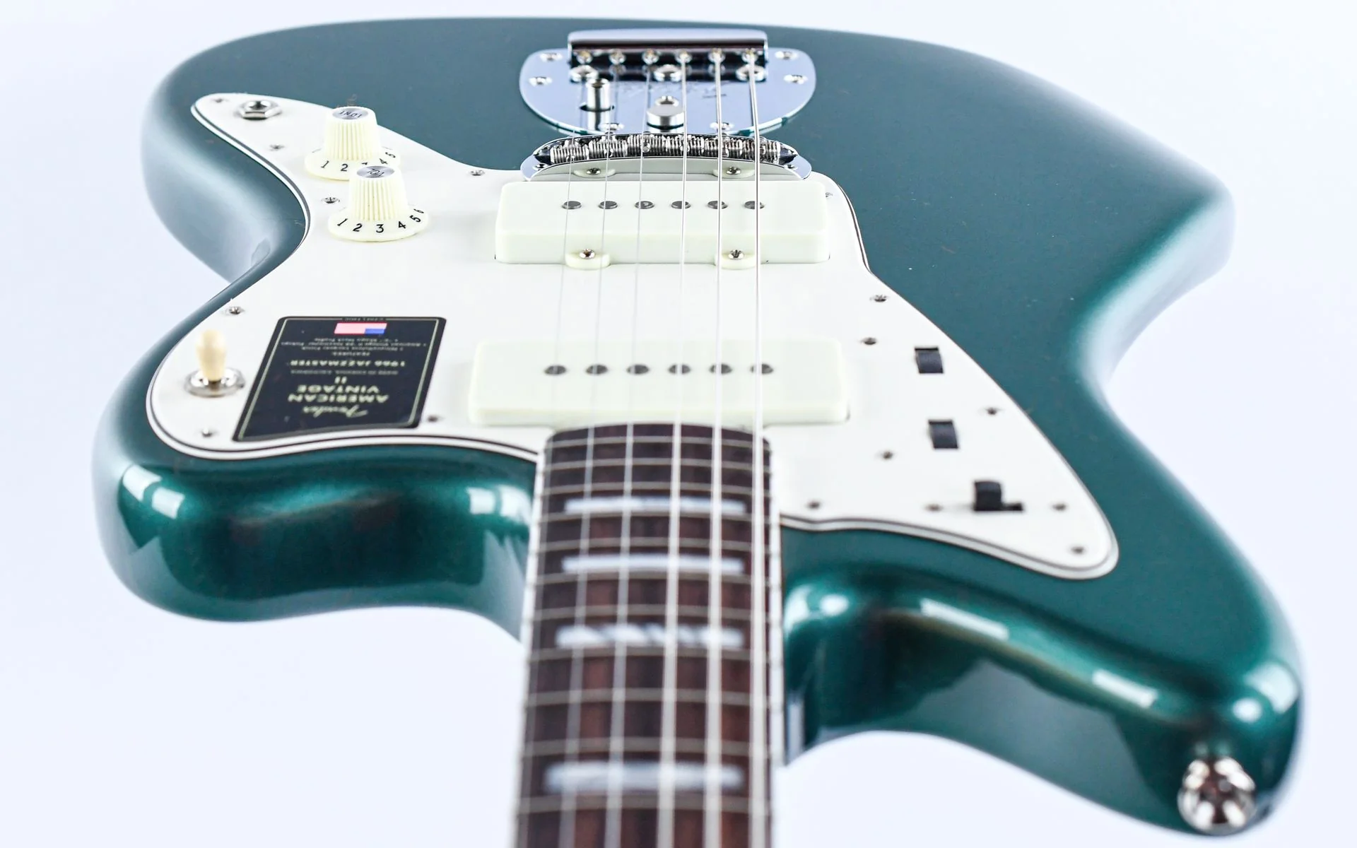 Fender American Vintage II 1966 Jazzmaster Sherwood Green Metallic - Image 12