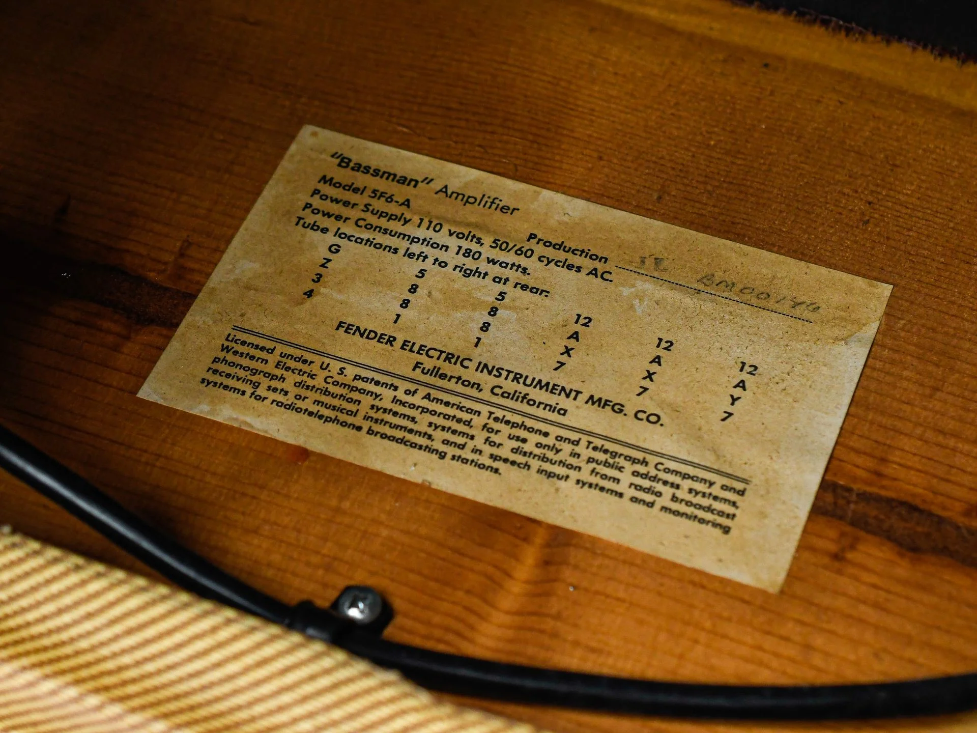 Fender Bassman 5F6-A 1960 - Image 10