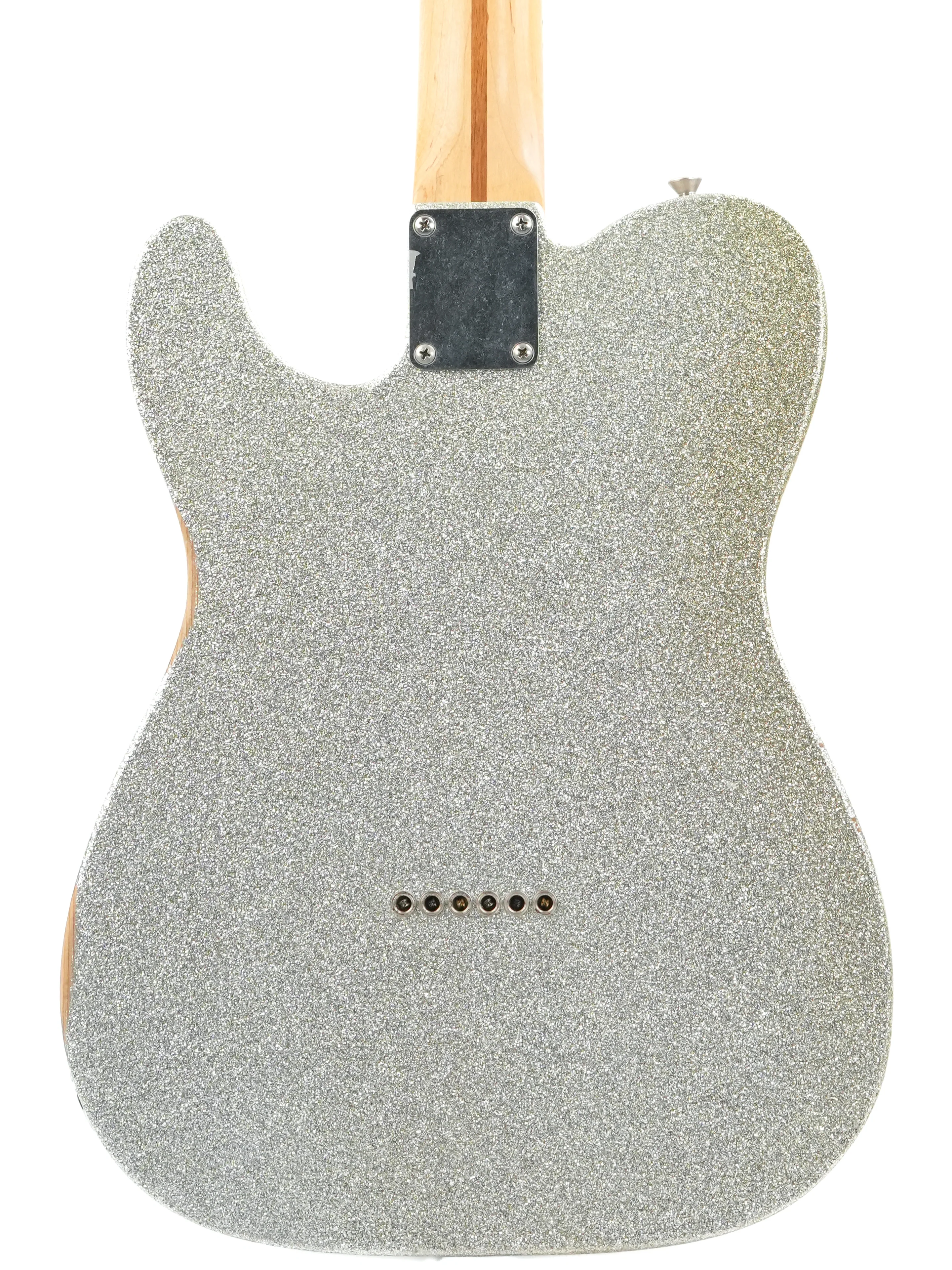 Fender Brad Paisley Road Worn Telecaster Silver Sparkle 2017 - Image 8
