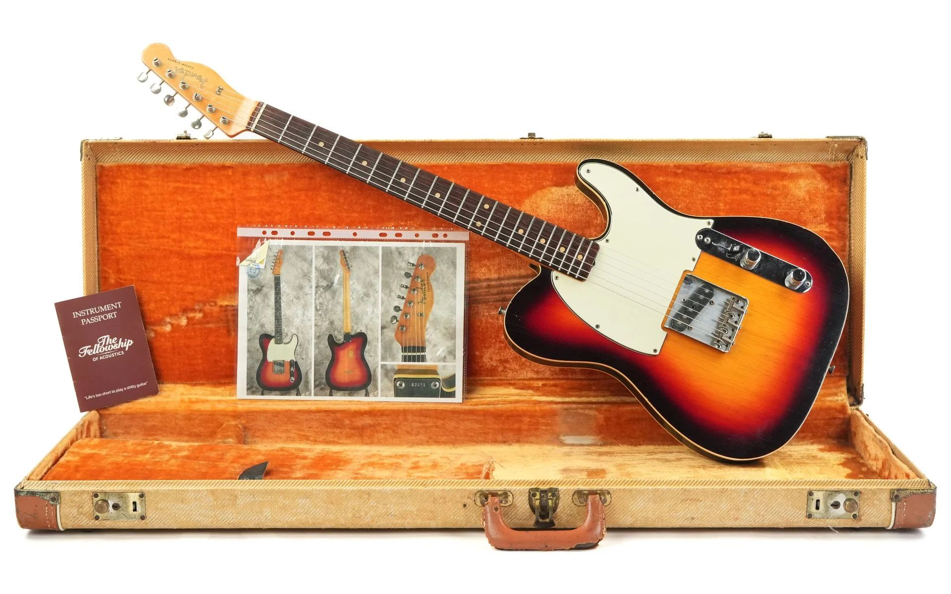 Fender Custom Esquire Sunburst 1962 - Image 3