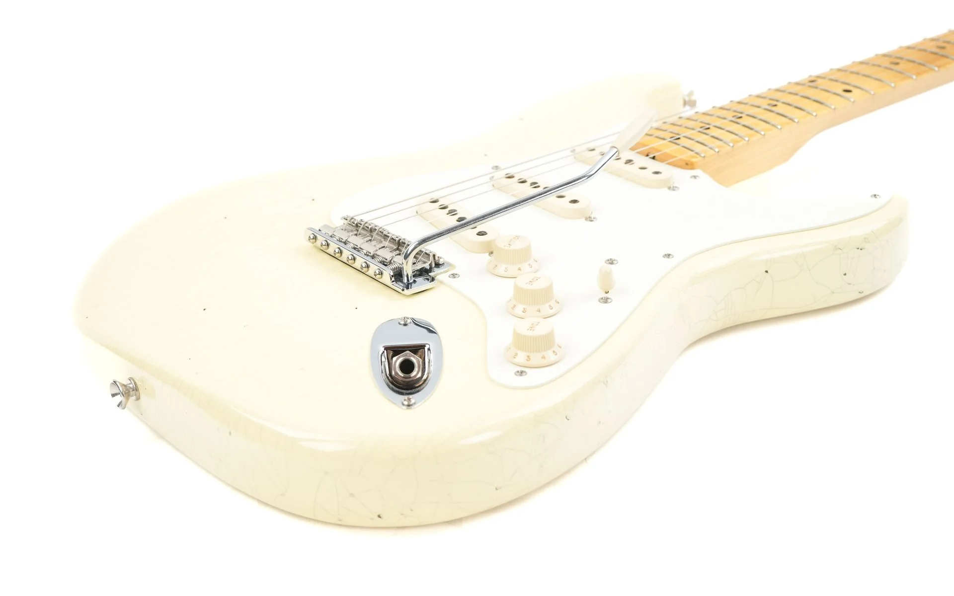 Fender Custom Shop '55 Stratocaster Vintage White Journeyman - Image 11