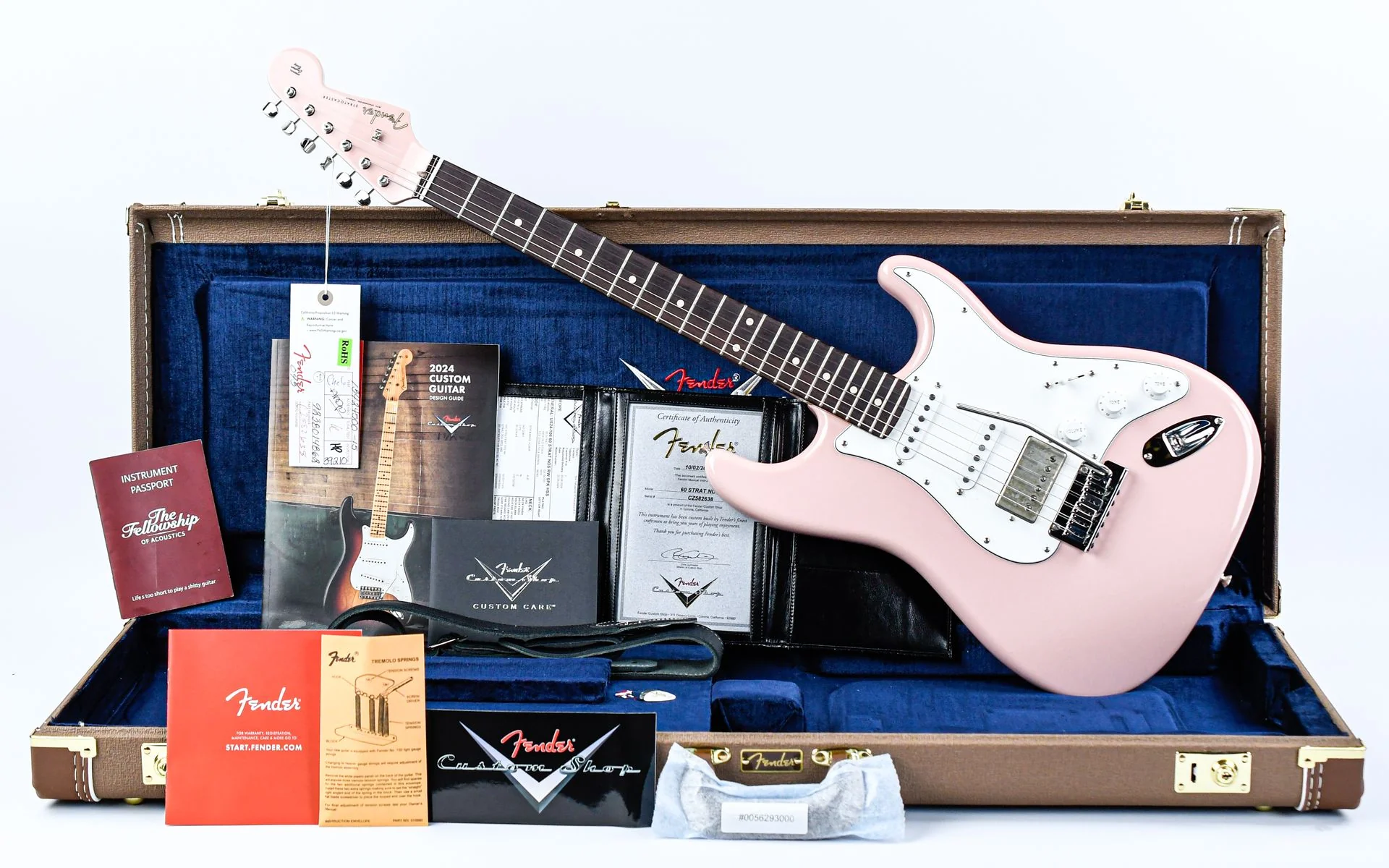 Fender Custom Shop 60 Stratocaster HSS Shell Pink NOS - Image 3