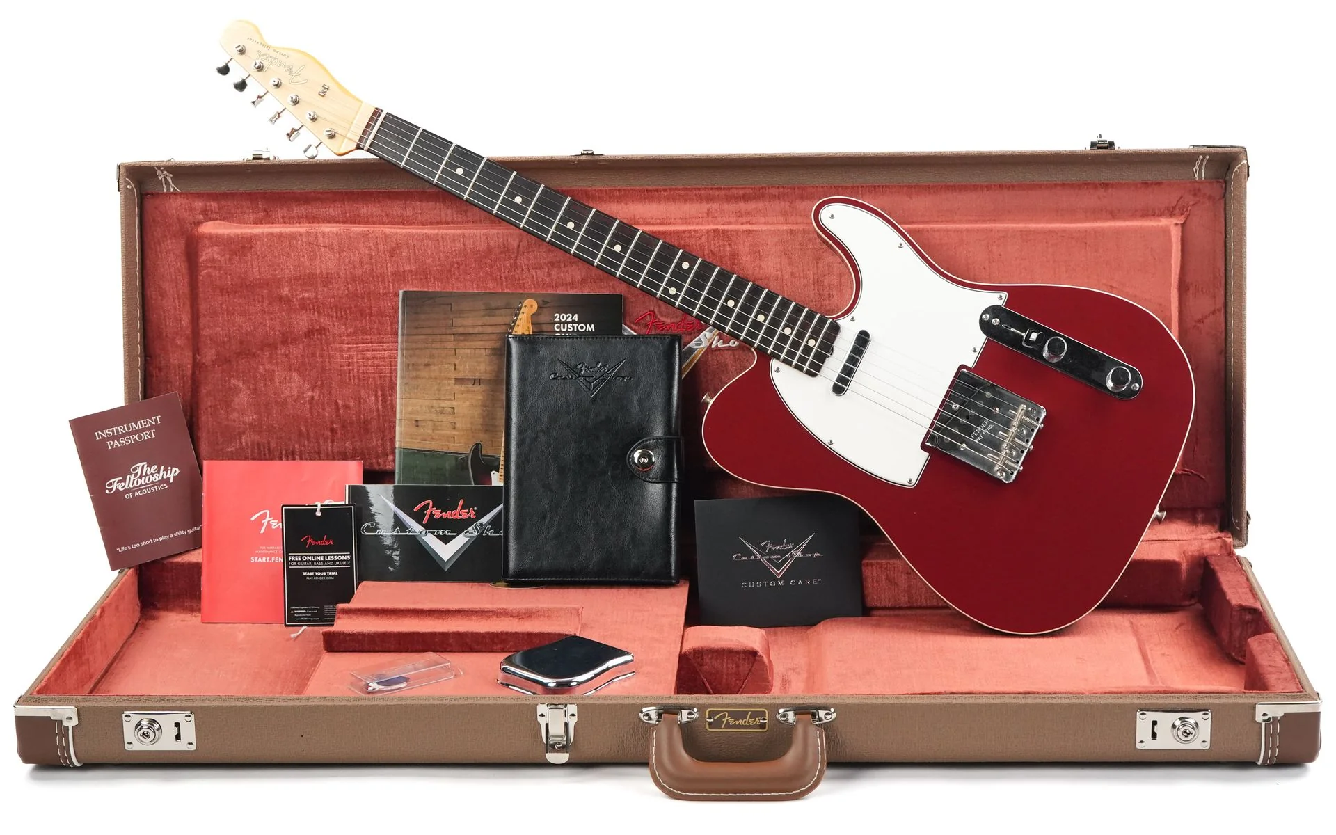 Fender Custom Shop 60 Telecaster Custom Cimarron Red Closet Classic 2024 - Image 3