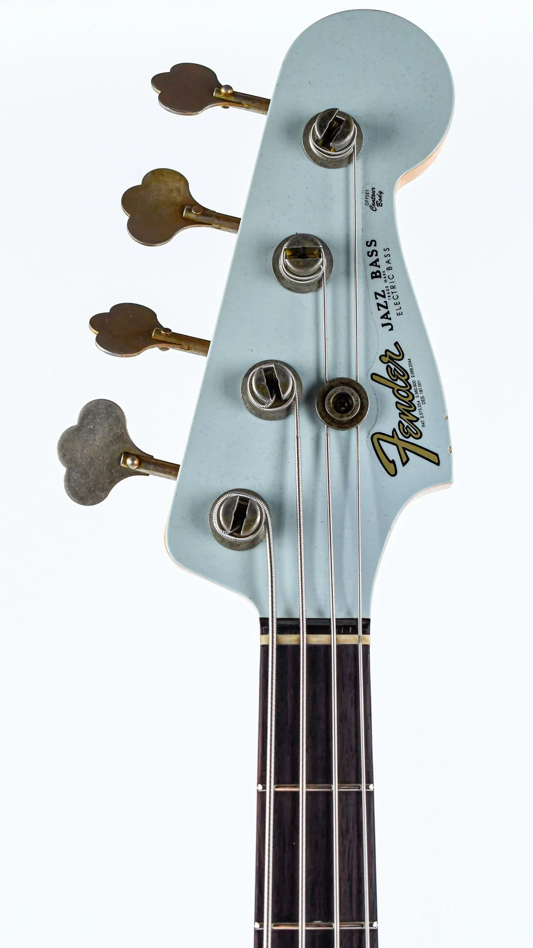 Fender Custom Shop 63 Jazz Bass Journeyman Faded Aged Sonic Blue - Image 2