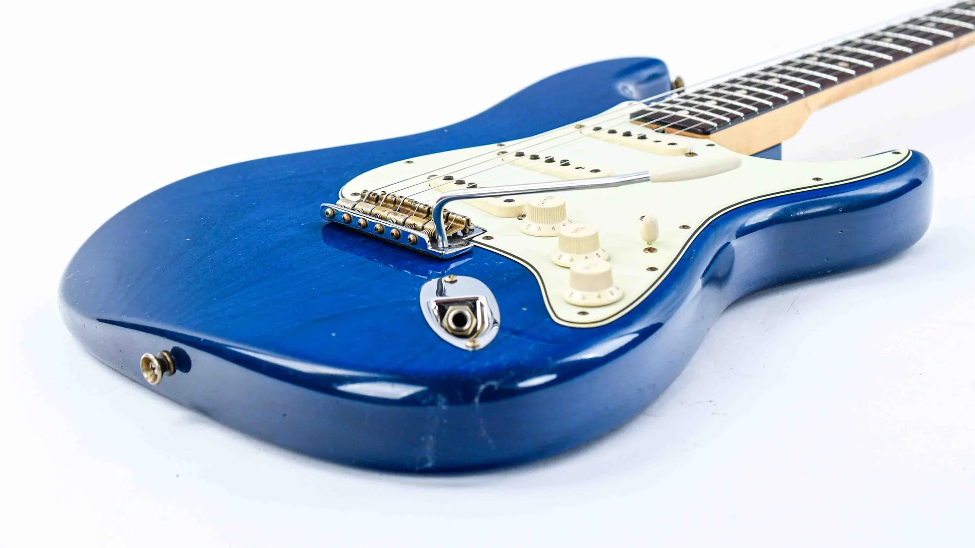 Fender Custom Shop 63 Stratocaster Journeyman Sapphire Blue Transparent - Image 11