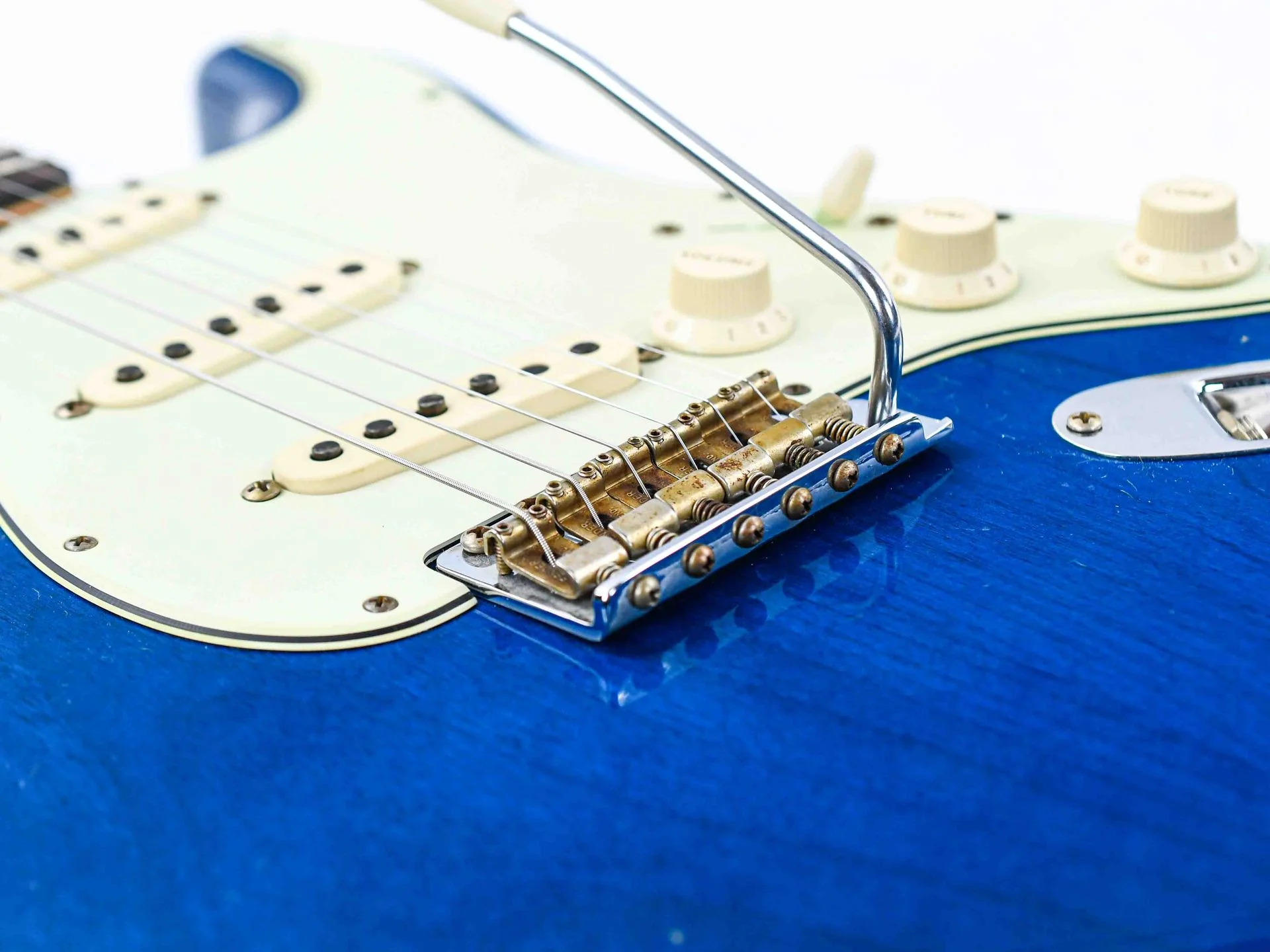 Fender Custom Shop 63 Stratocaster Journeyman Sapphire Blue Transparent - Image 7