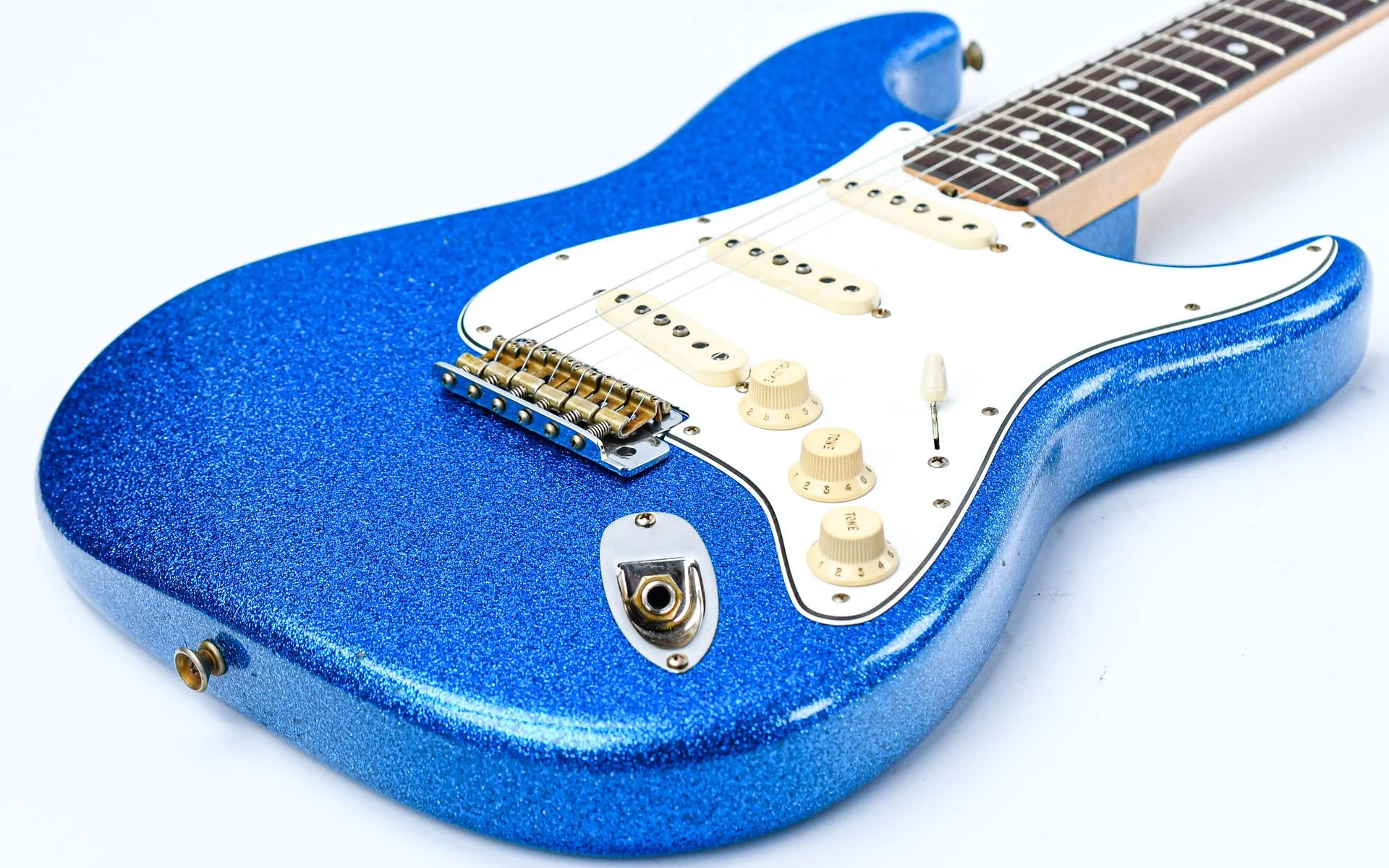 Fender Custom Shop '65 Stratocaster Blue Sparkle Journeyman Relic - Image 11