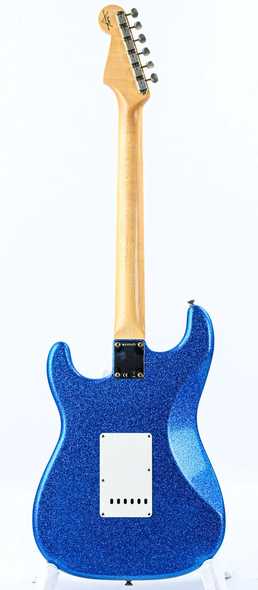 Fender Custom Shop '65 Stratocaster Blue Sparkle Journeyman Relic - Image 4