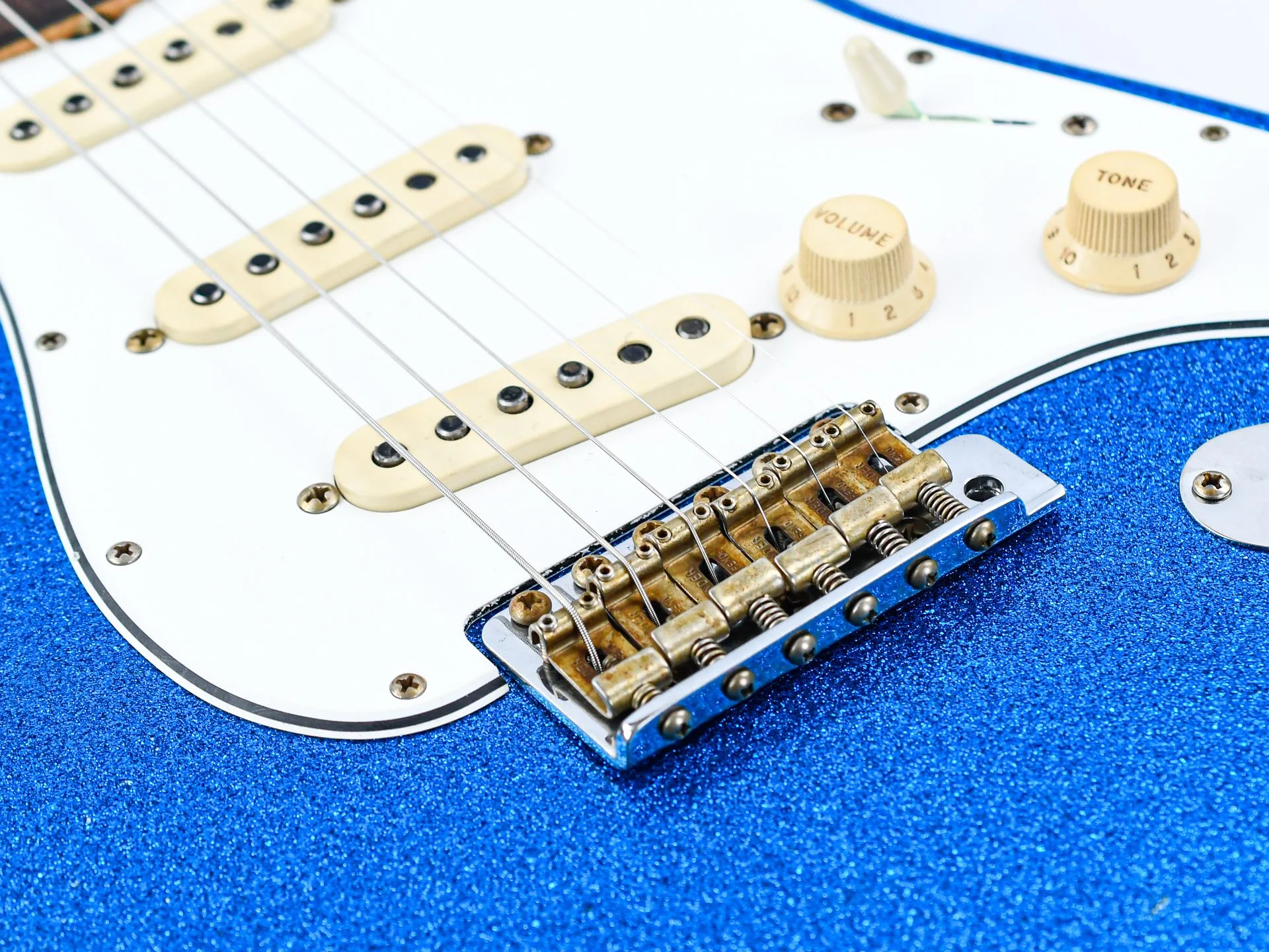 Fender Custom Shop '65 Stratocaster Blue Sparkle Journeyman Relic - Image 7
