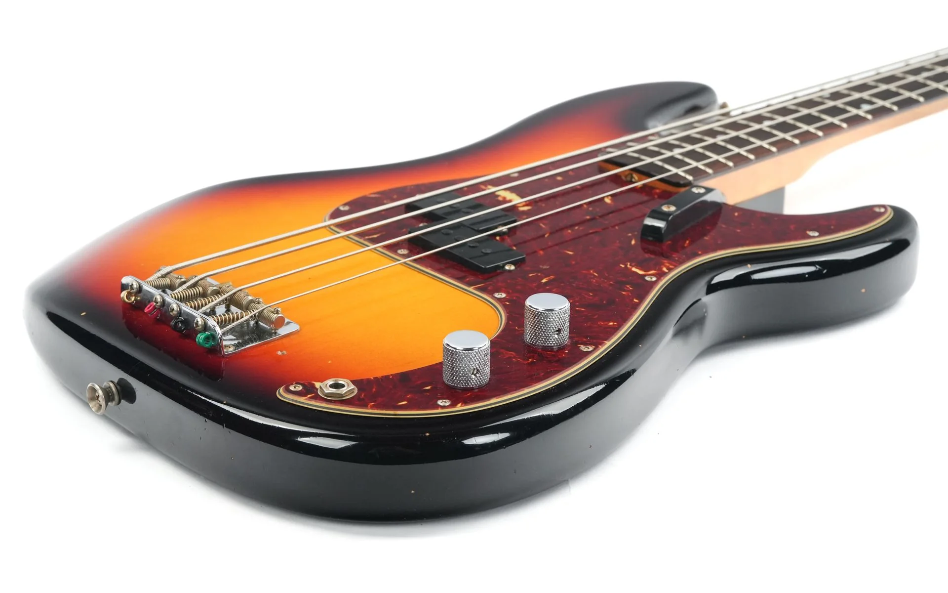 Fender Custom Shop 66 Precision bass Journeyman Bleached 3 Tone Sunburst 2023 - Image 11
