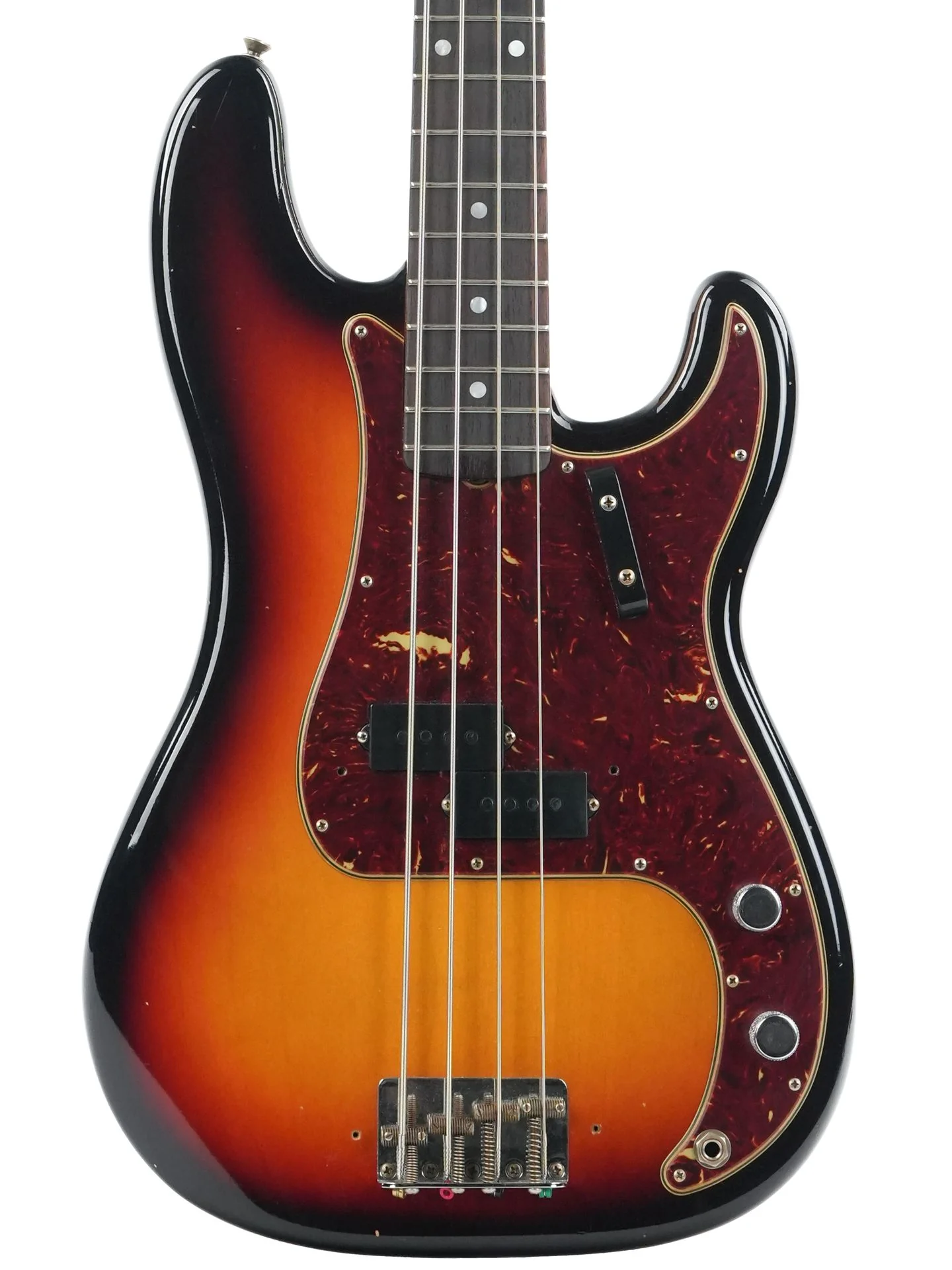 Fender Custom Shop 66 Precision bass Journeyman Bleached 3 Tone Sunburst 2023 - Image 5