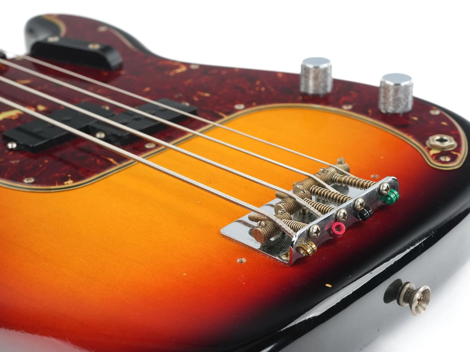Fender Custom Shop 66 Precision bass Journeyman Bleached 3 Tone Sunburst 2023 - Image 7