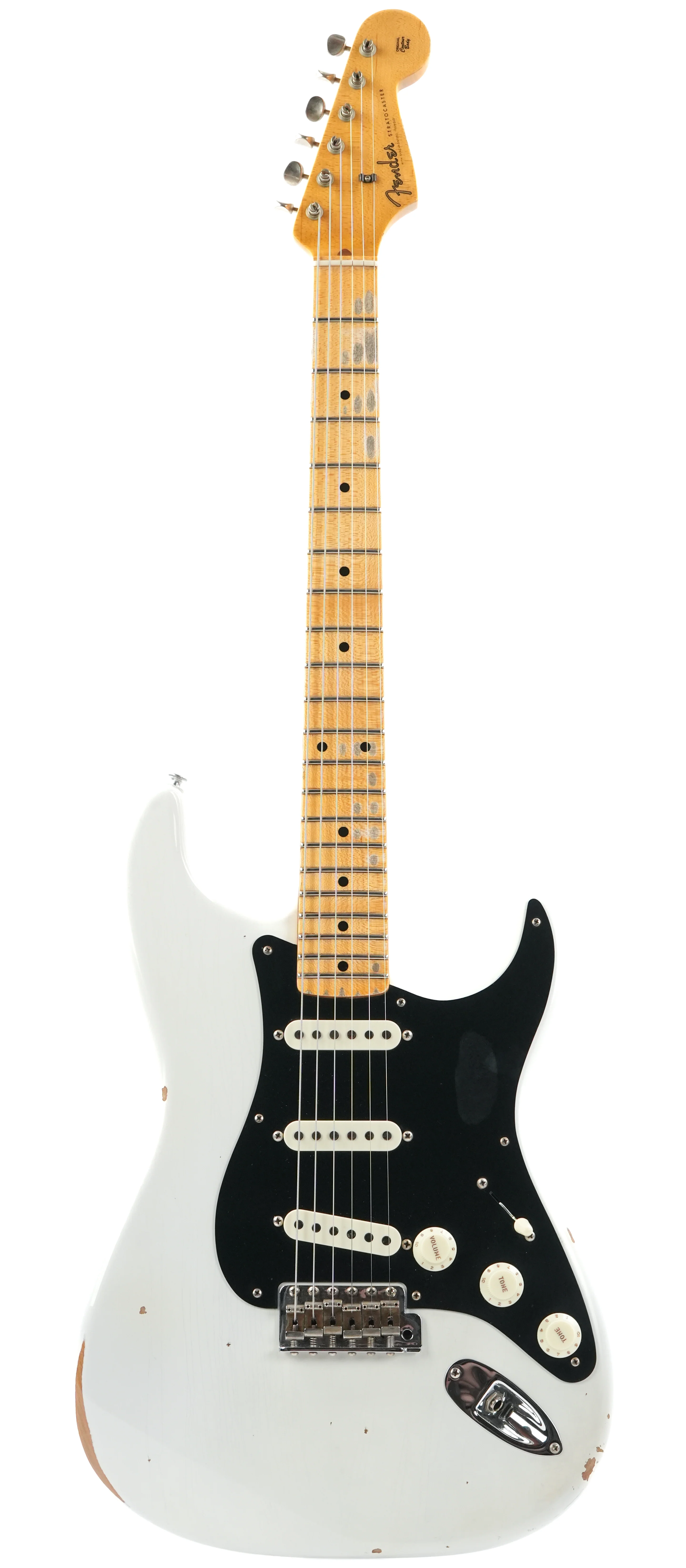 Fender Custom Shop Ancho Poblano Stratocaster Olympic White Relic 2023