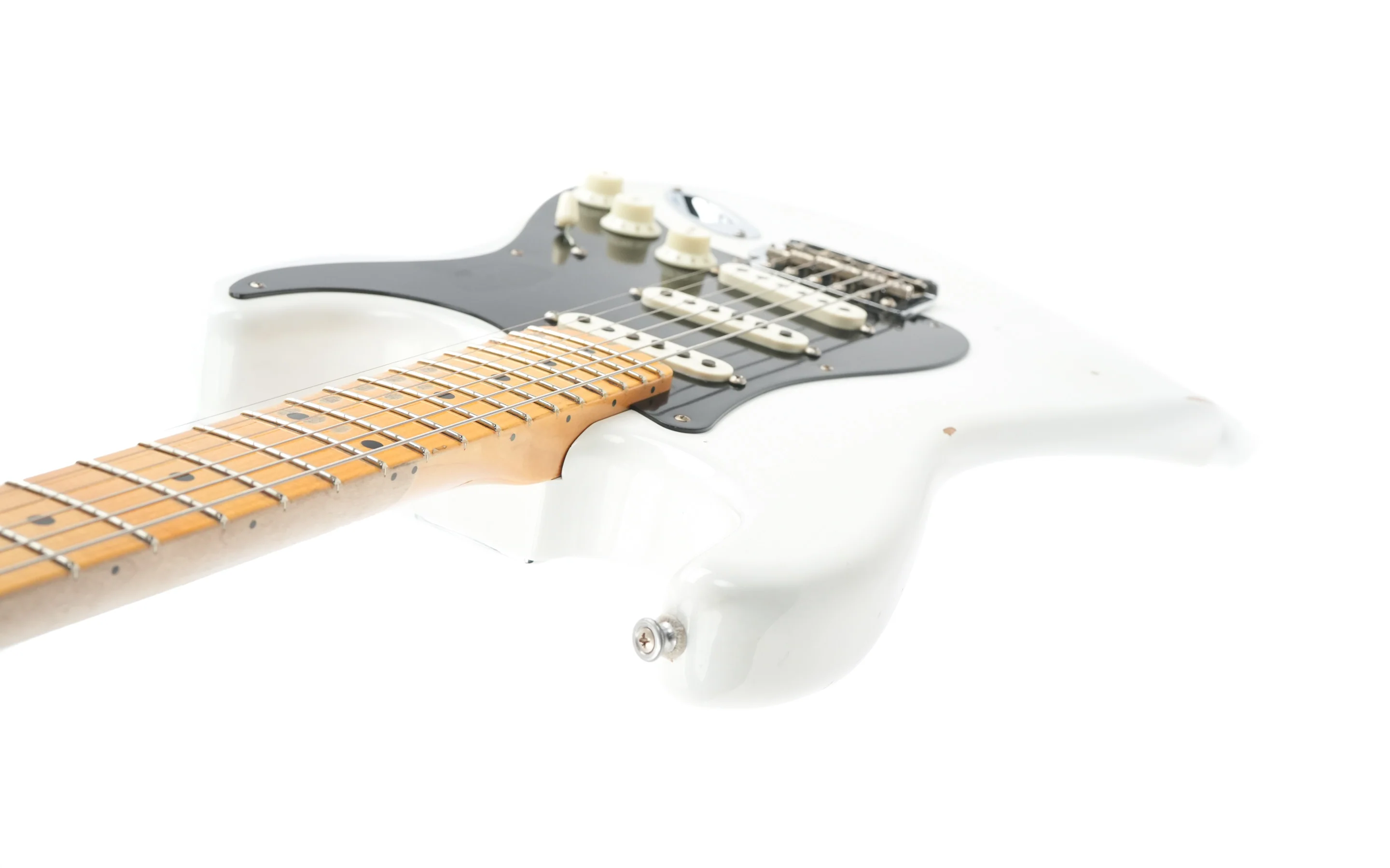 Fender Custom Shop Ancho Poblano Stratocaster Olympic White Relic 2023 - Image 10