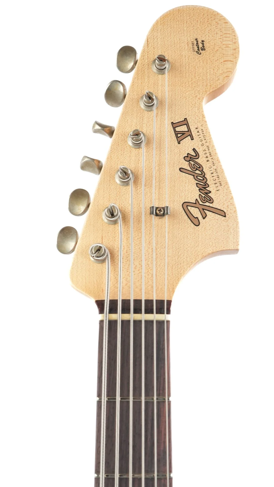 Fender Custom Shop Bass VI Journeyman Aged Blue Sparkle - Image 2