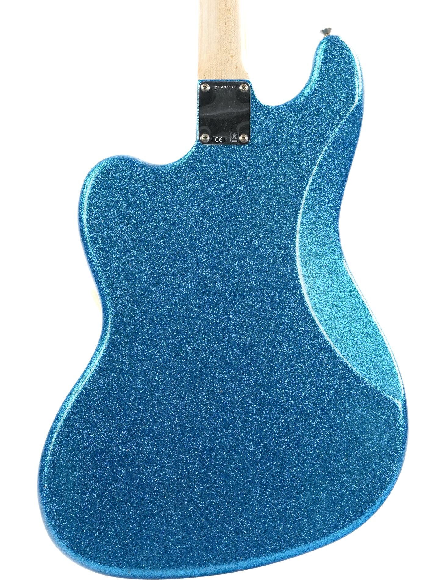 Fender Custom Shop Bass VI Journeyman Aged Blue Sparkle - Image 8