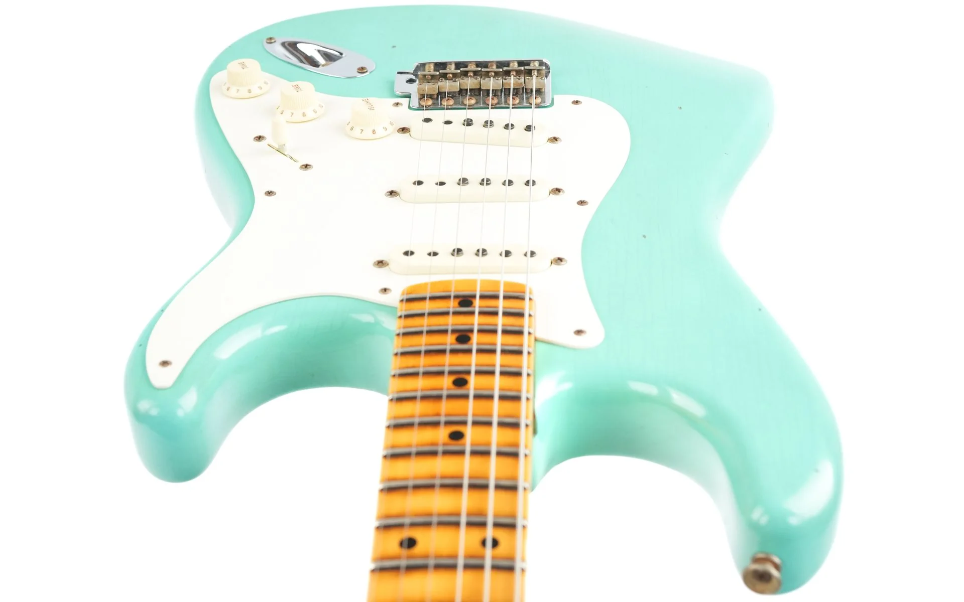 Fender Custom Shop LTD 57 Stratocaster Seafoam Green Journeyman Relic 2021 - Image 12