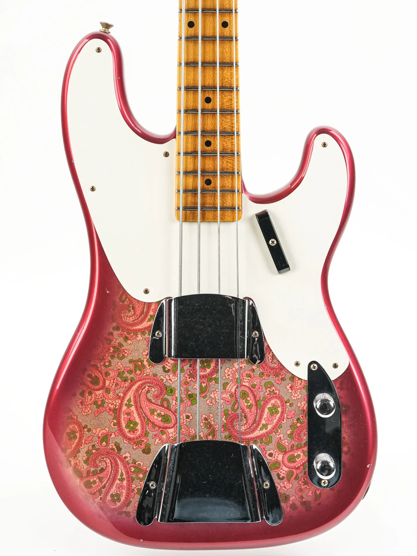Fender Custom Shop LTD Edition Pink Paisley '54 Precision Bass Journeyman - Image 5