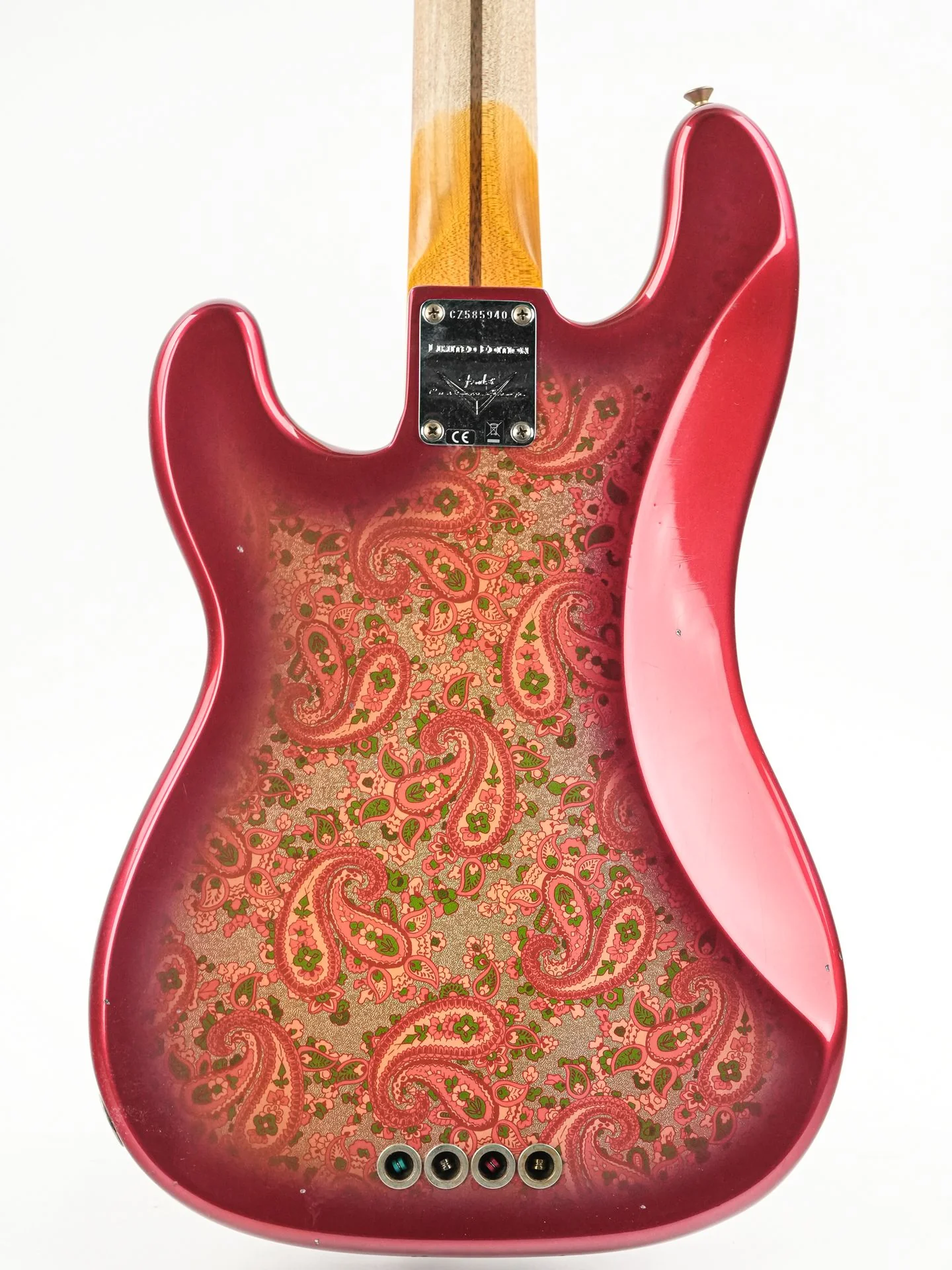 Fender Custom Shop LTD Edition Pink Paisley '54 Precision Bass Journeyman - Image 8