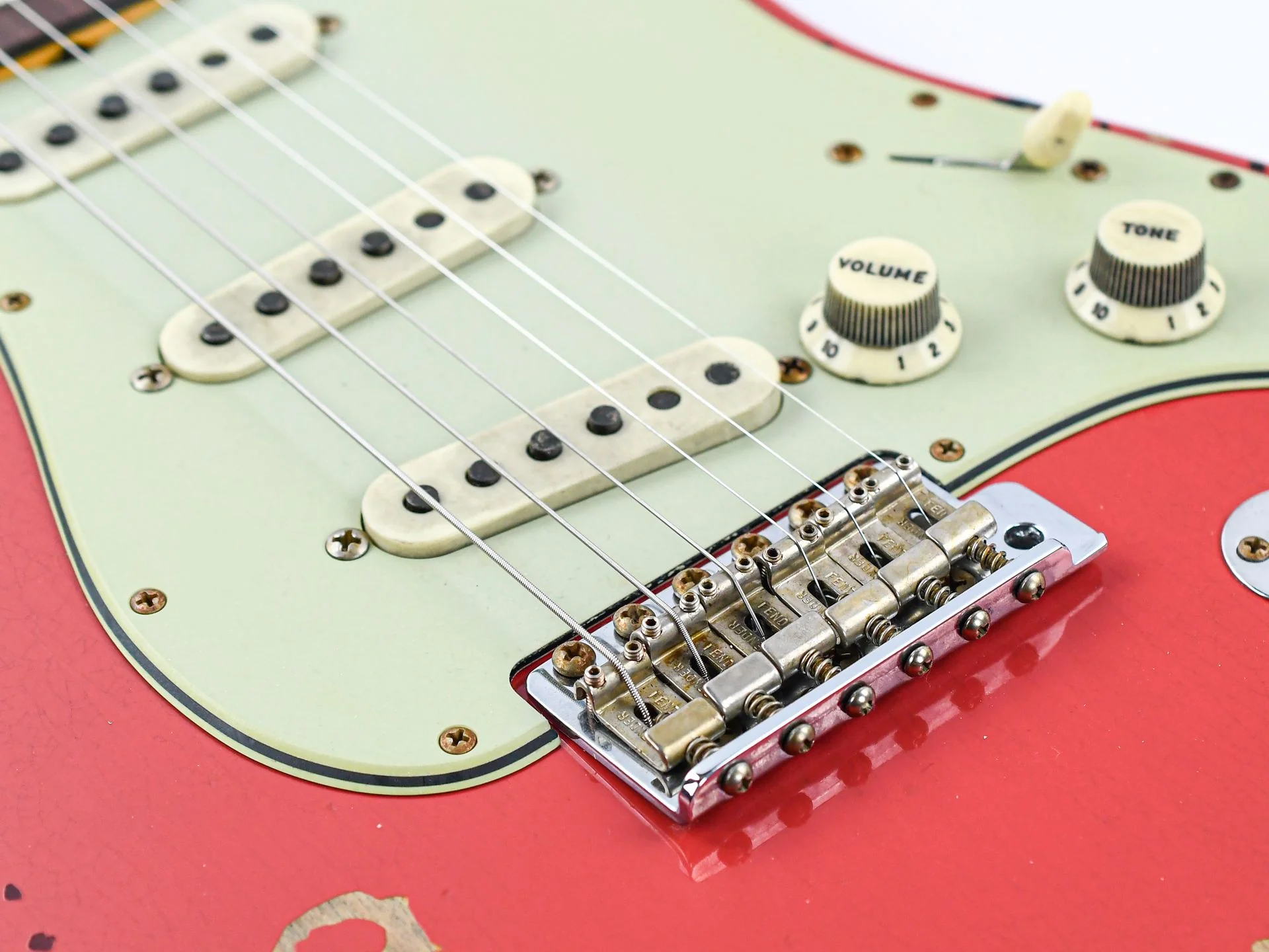Fender Custom Shop Michael Landau 1963 Stratocaster Fiesta Red Relic - Image 7
