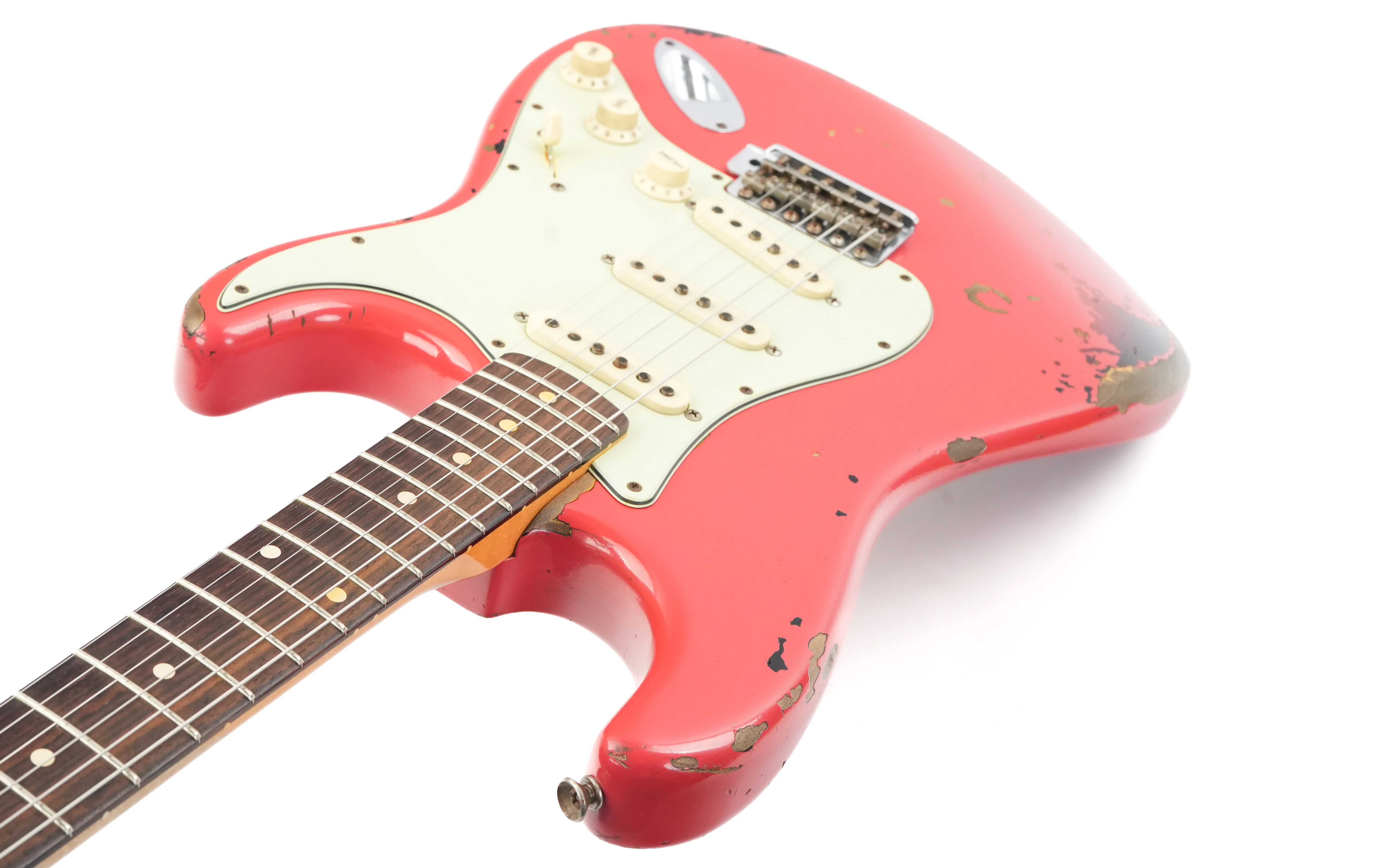 Fender Custom Shop Michael Landau Stratocaster Fiesta Red Over Sunburst Relic 2015 - Image 10