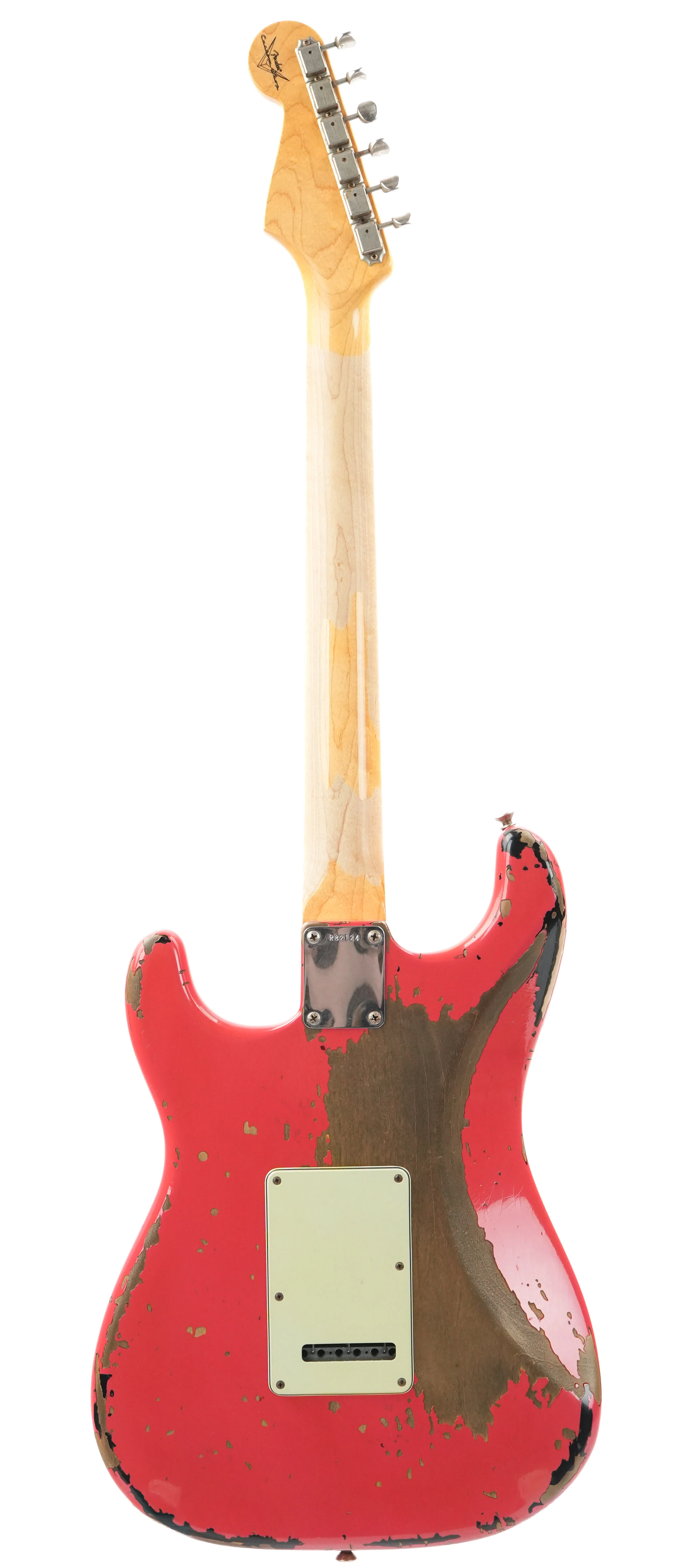 Fender Custom Shop Michael Landau Stratocaster Fiesta Red Over Sunburst Relic 2015 - Image 4