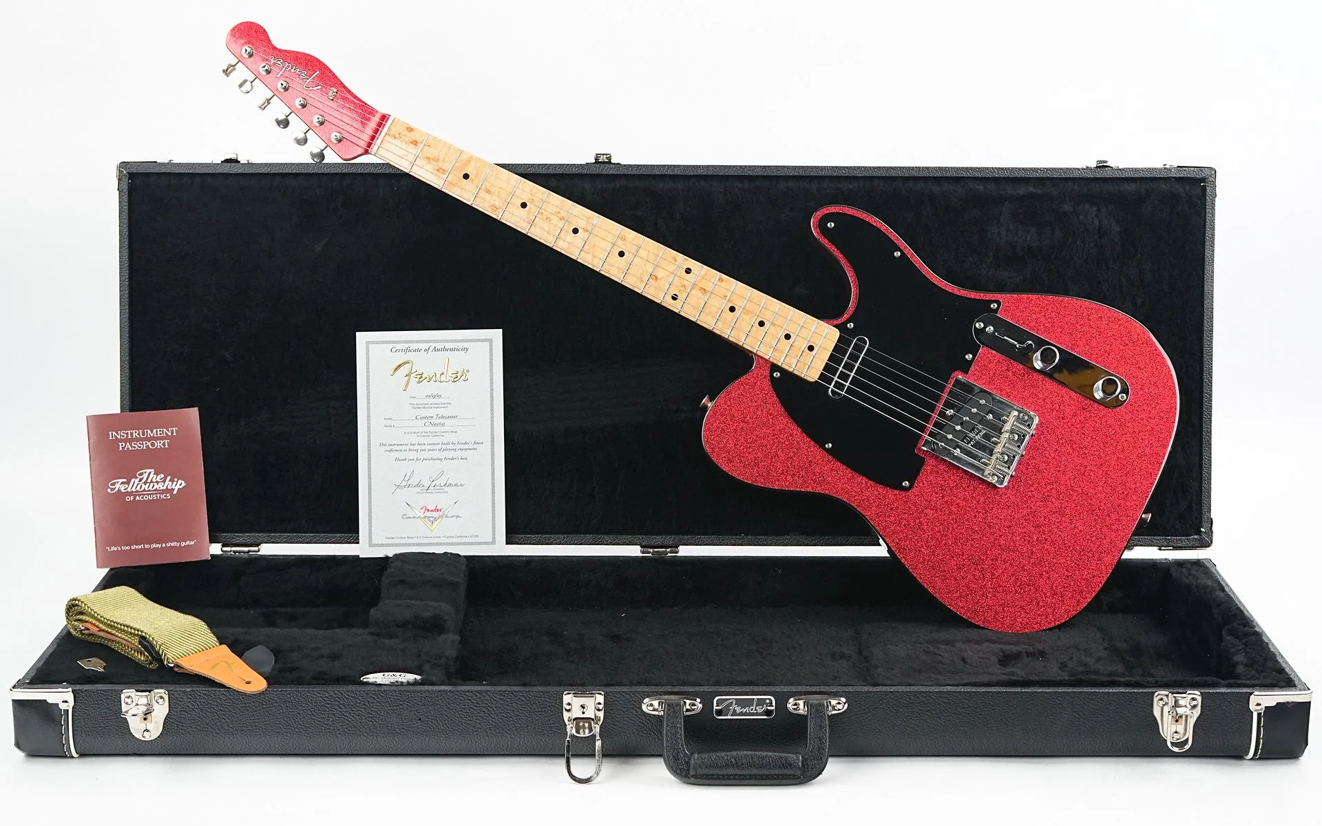 Fender Custom Shop Red Sparkle Telecaster NOS 2003 - Image 3