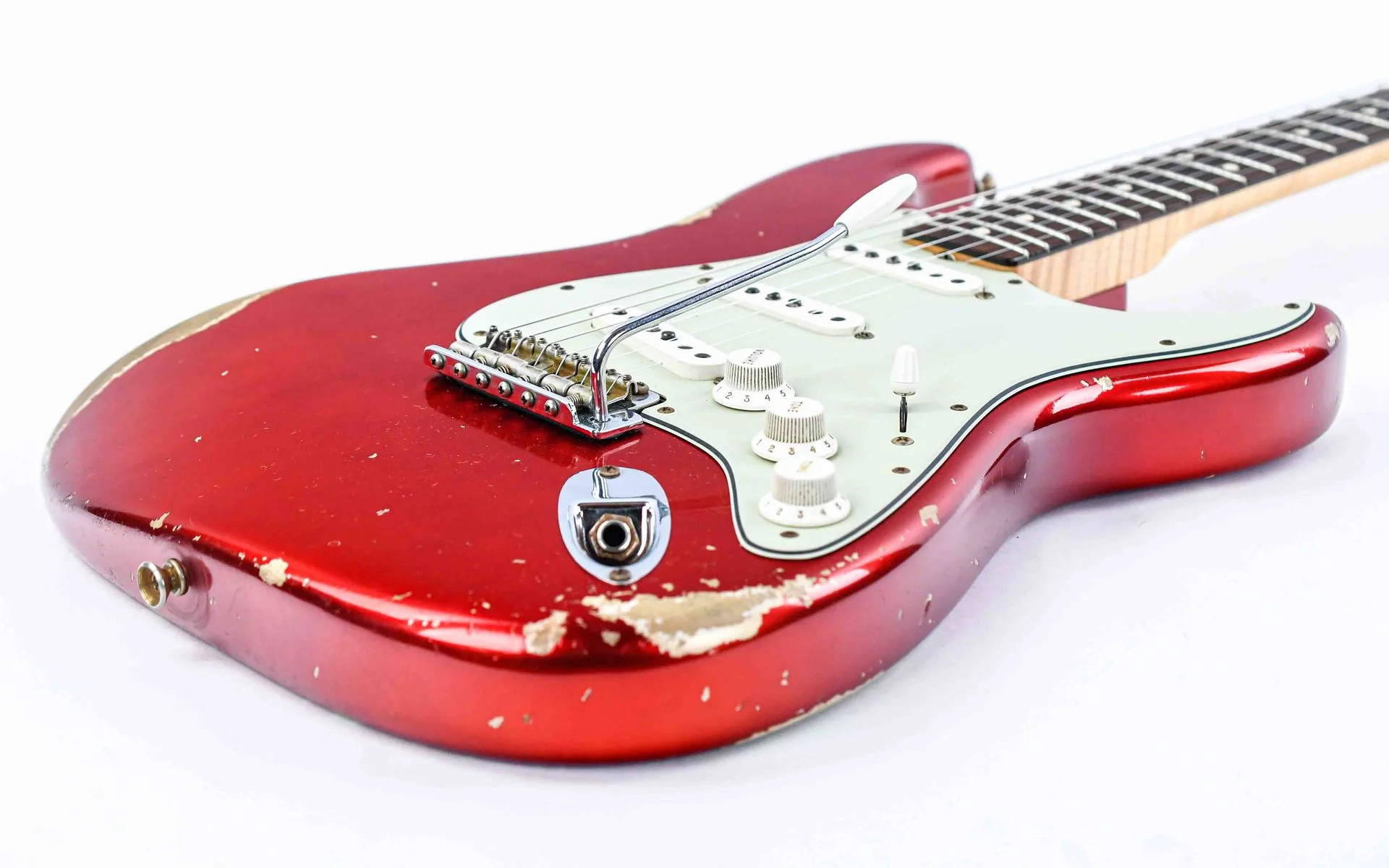 Fender Custom Shop Stratocaster Ron Thorn Masterbuilt Candy Apple Red 2021 - Image 11