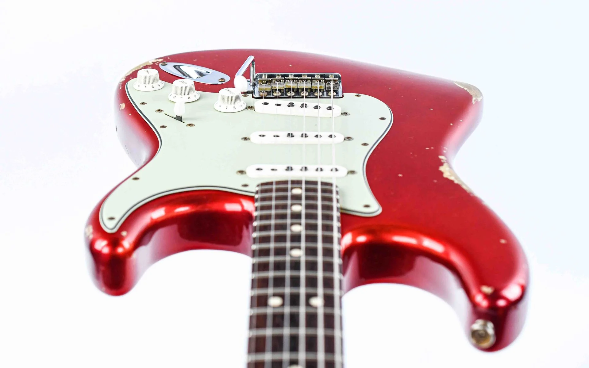 Fender Custom Shop Stratocaster Ron Thorn Masterbuilt Candy Apple Red 2021 - Image 13