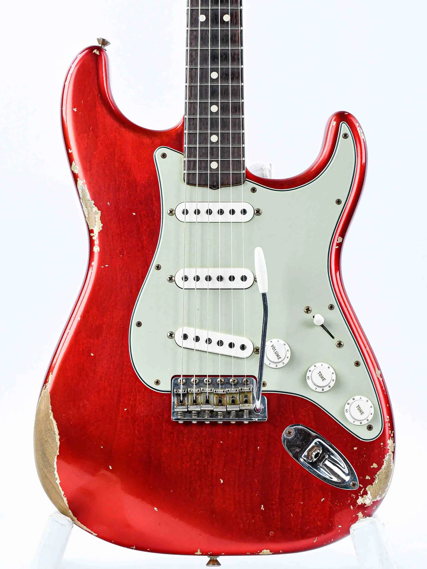 Fender Custom Shop Stratocaster Ron Thorn Masterbuilt Candy Apple Red 2021 - Image 5