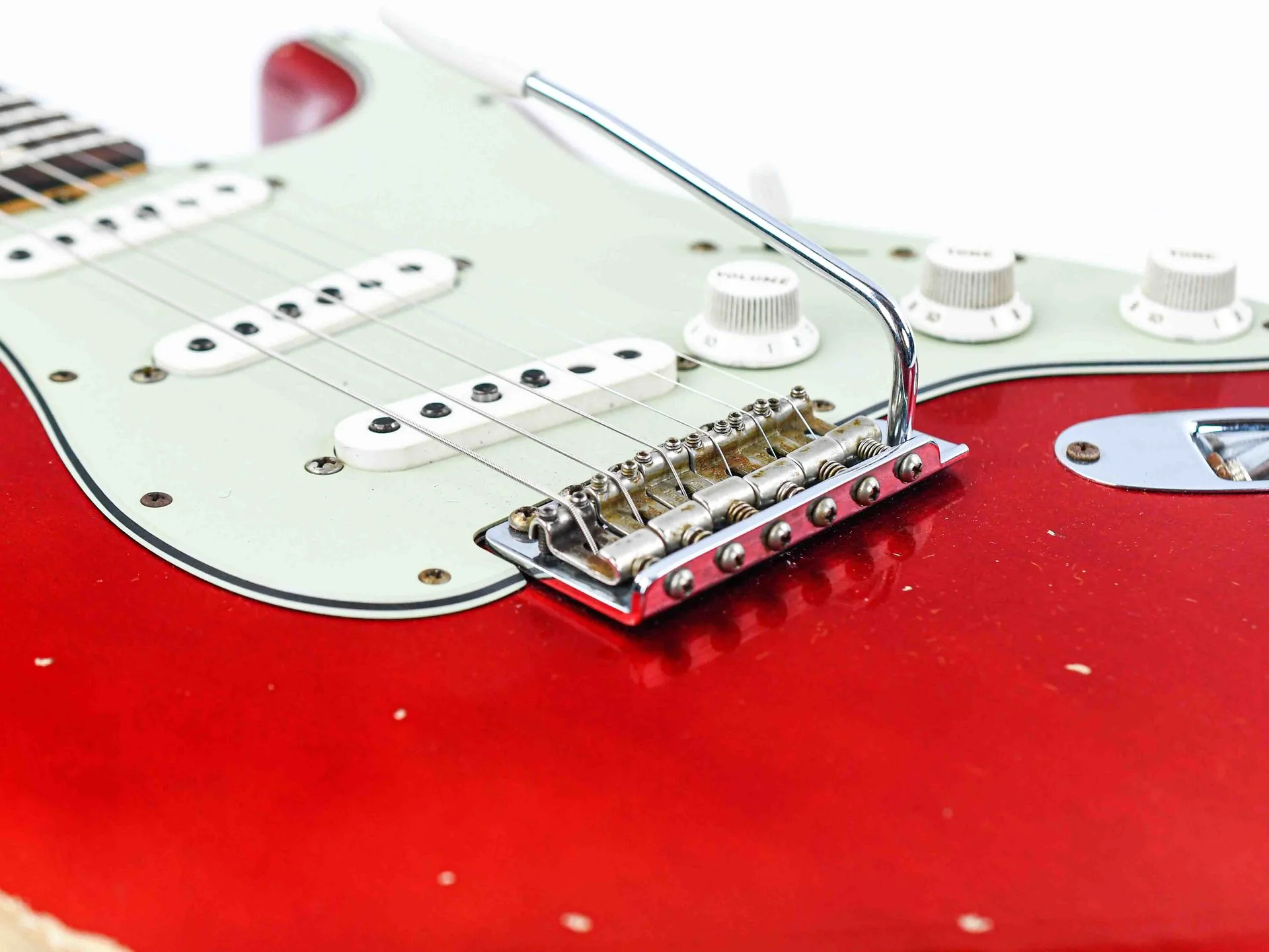 Fender Custom Shop Stratocaster Ron Thorn Masterbuilt Candy Apple Red 2021 - Image 7