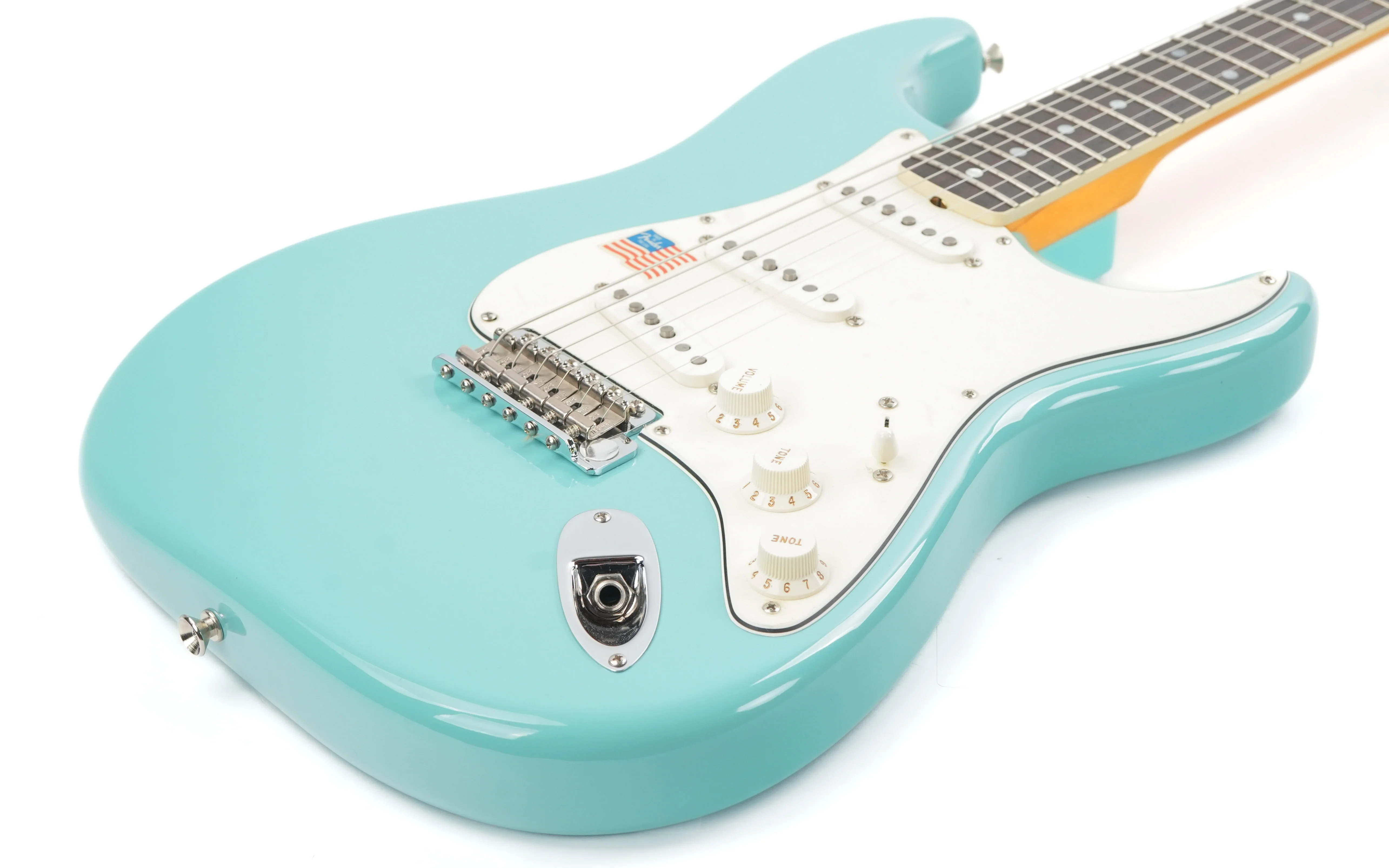 Fender Eric Johnson Stratocaster Tropical Turquoise 2009 - Image 11