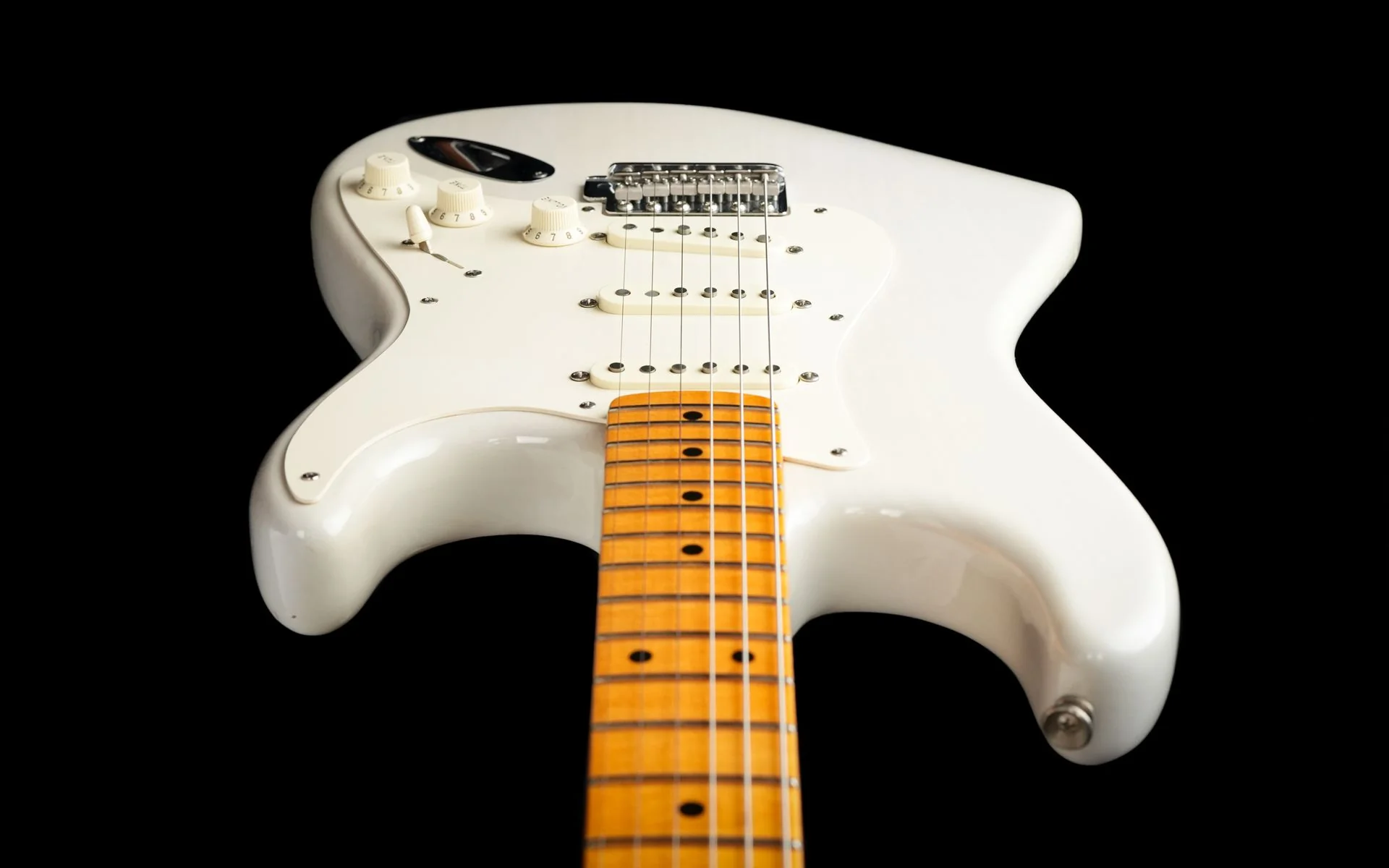 Fender Eric Johnson Stratocaster White Blonde 2006 - Image 12