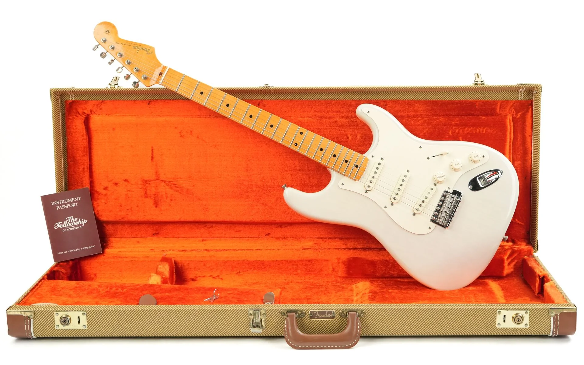 Fender Eric Johnson Stratocaster White Blonde 2006 - Image 3