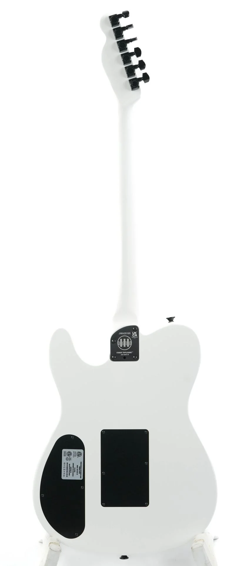 Fender Jack White Triplesonic Acoustasonic Telecaster Blacktop - Image 4