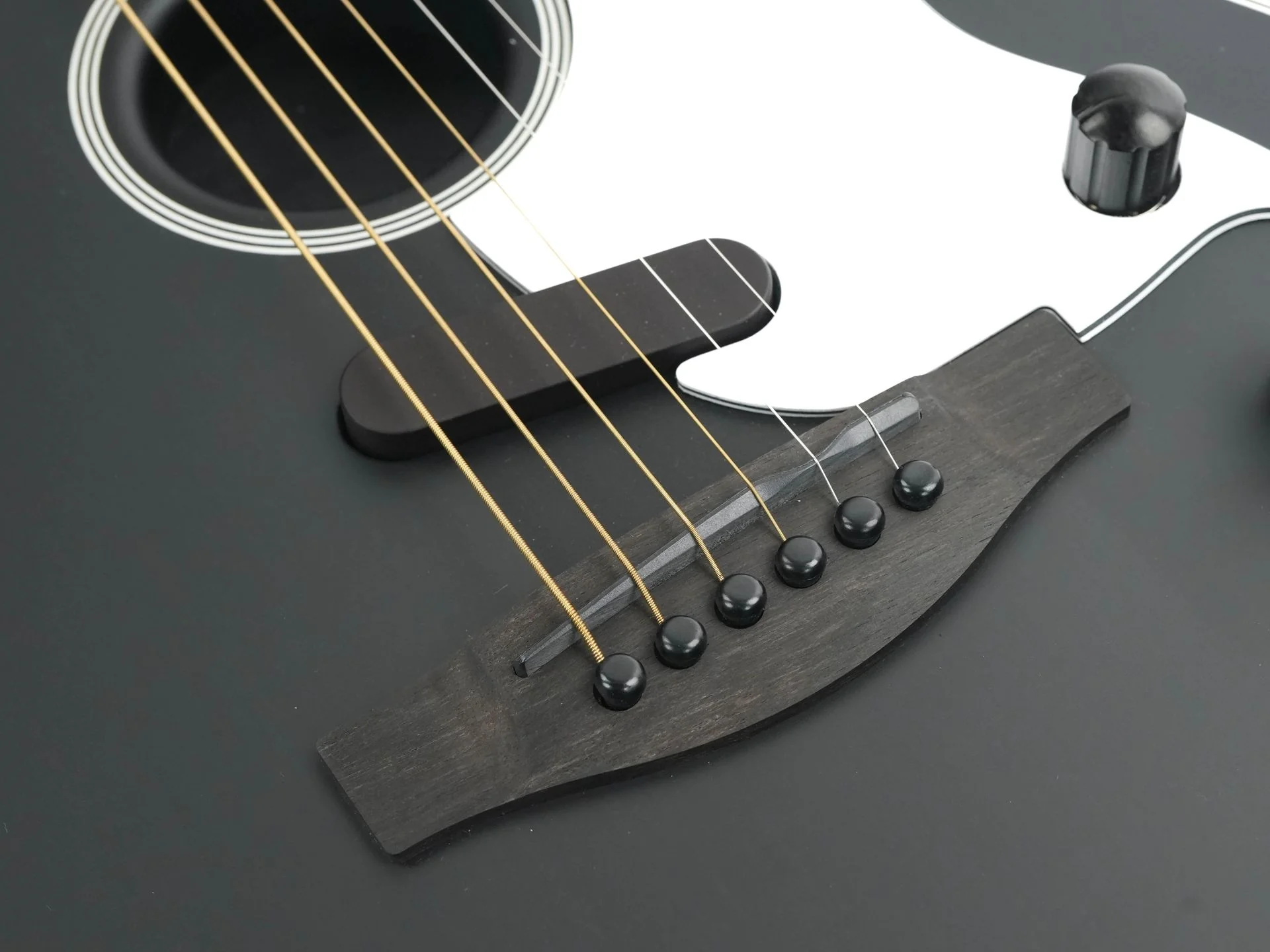 Fender Jack White Triplesonic Acoustasonic Telecaster Blacktop - Image 7