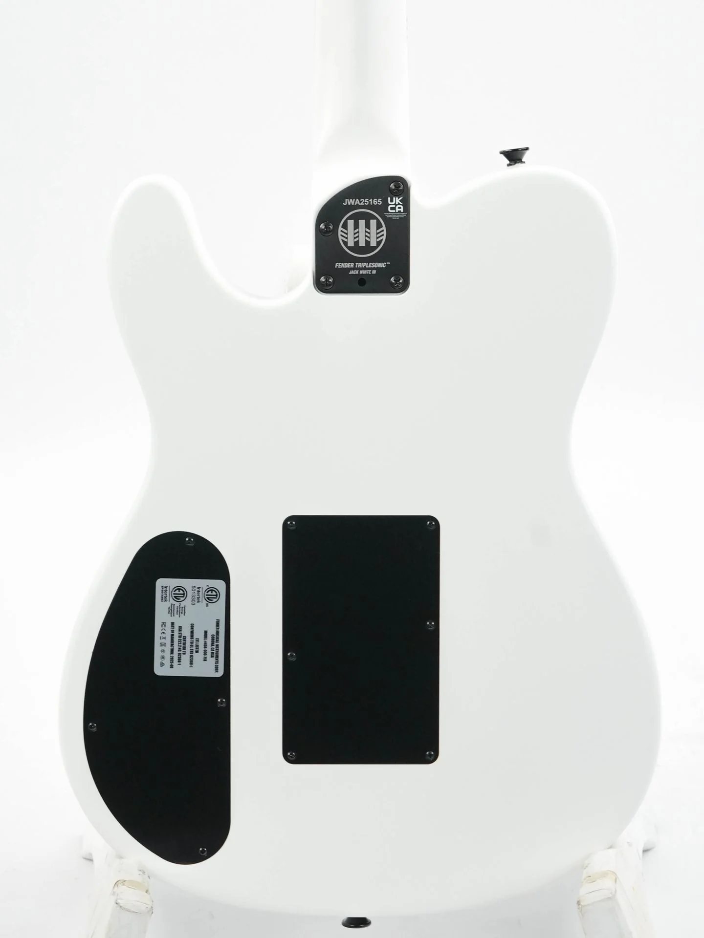 Fender Jack White Triplesonic Acoustasonic Telecaster Blacktop - Image 8